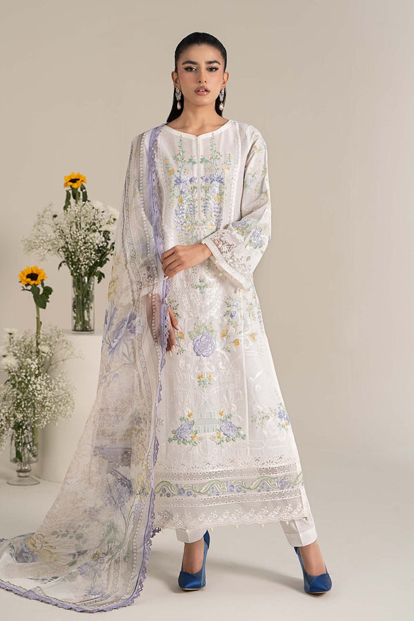 Maria B | Casual Pret 25 | DW-EF25-49 by Maria B - Designer Dress - Type: Ladies Clothes - Available at Libayah - 100% Original
