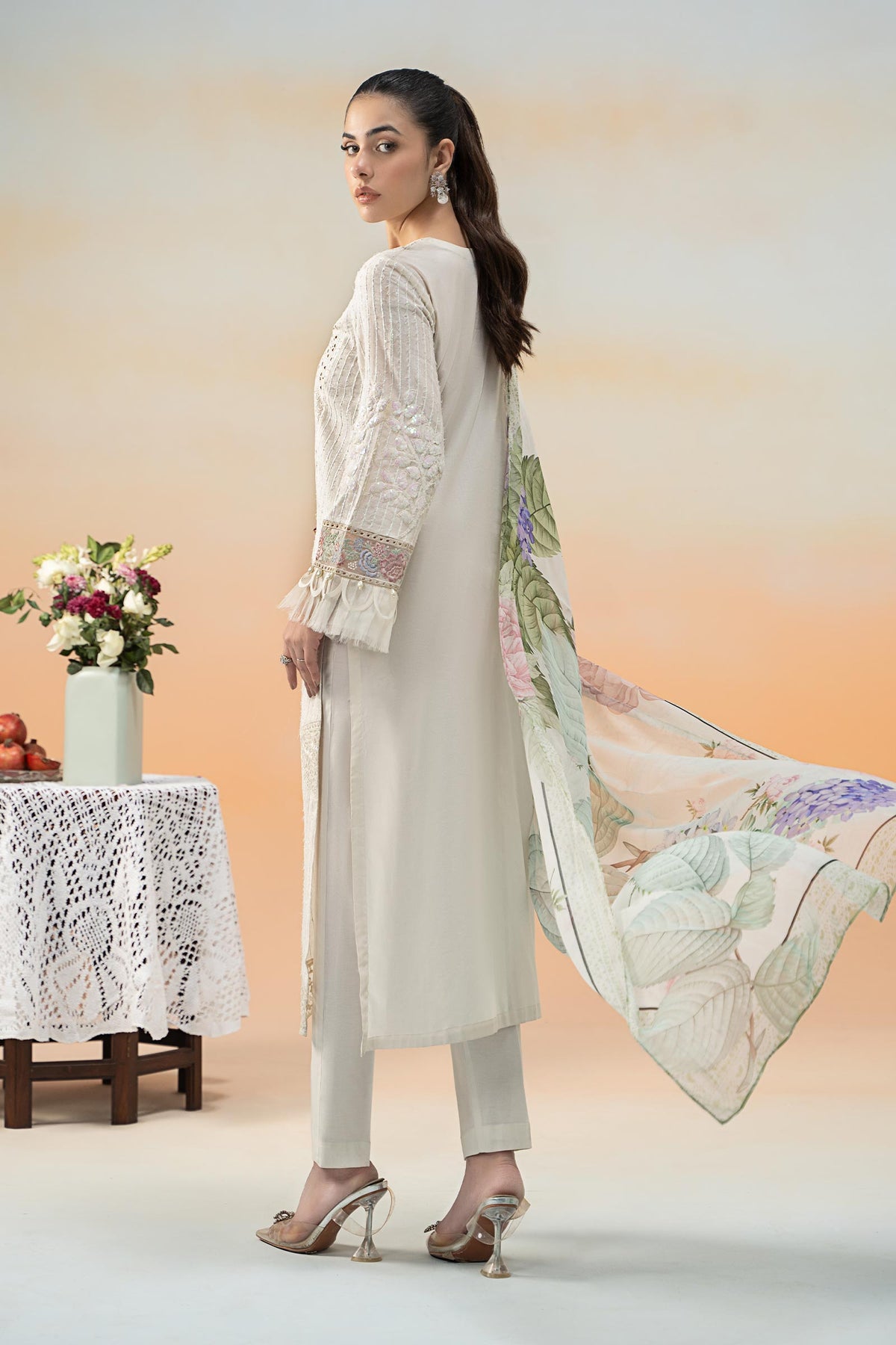 Maria B | Formal Wears | DW-EF25-66 by Maria B - Designer Dress - Type: Ladies Clothes - Available at Libayah - 100% Original
