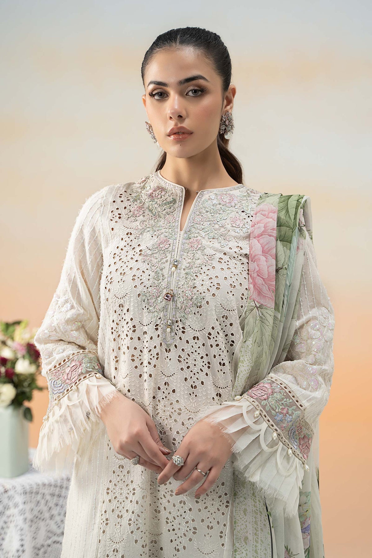 Maria B | Formal Wears | DW-EF25-66 by Maria B - Designer Dress - Type: Ladies Clothes - Available at Libayah - 100% Original