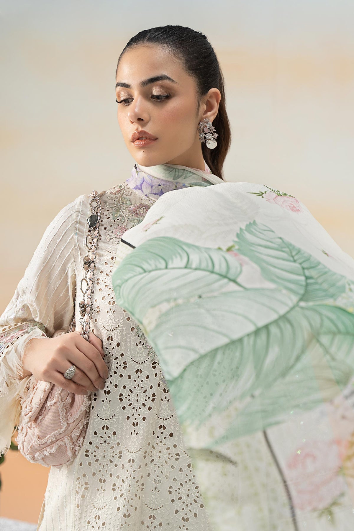 Maria B | Formal Wears | DW-EF25-66 by Maria B - Designer Dress - Type: Ladies Clothes - Available at Libayah - 100% Original