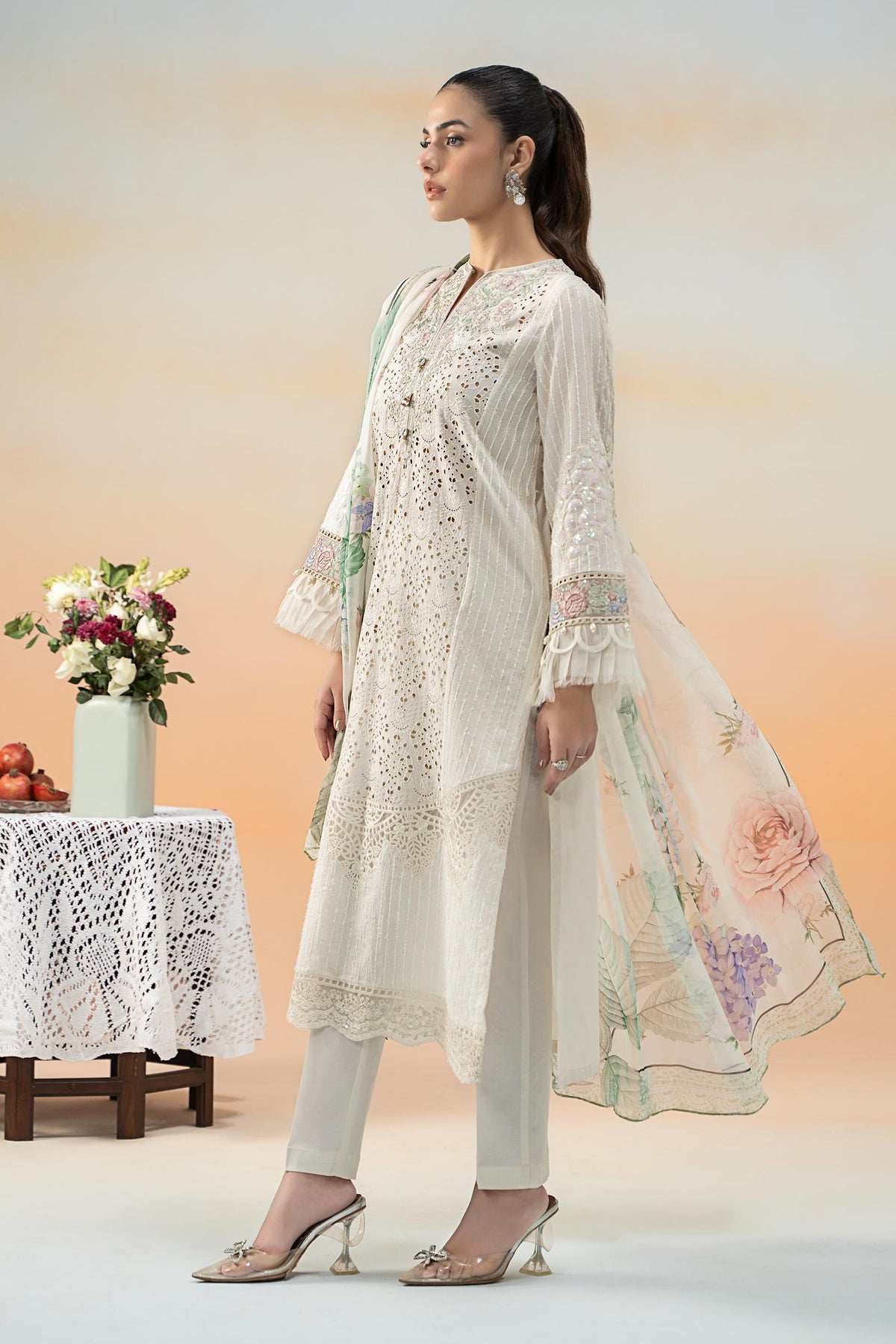 Maria B | Formal Wears | DW-EF25-66 by Maria B - Designer Dress - Type: Ladies Clothes - Available at Libayah - 100% Original