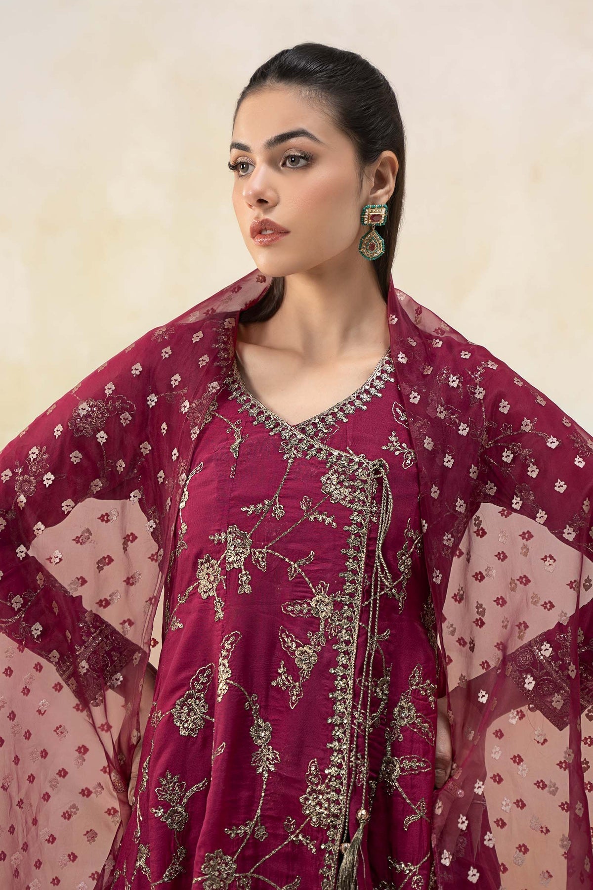 Maria B | Formal Wears | DW-EF25-78 by Maria B - Designer Dress - Type: Ladies Clothes - Available at Libayah - 100% Original