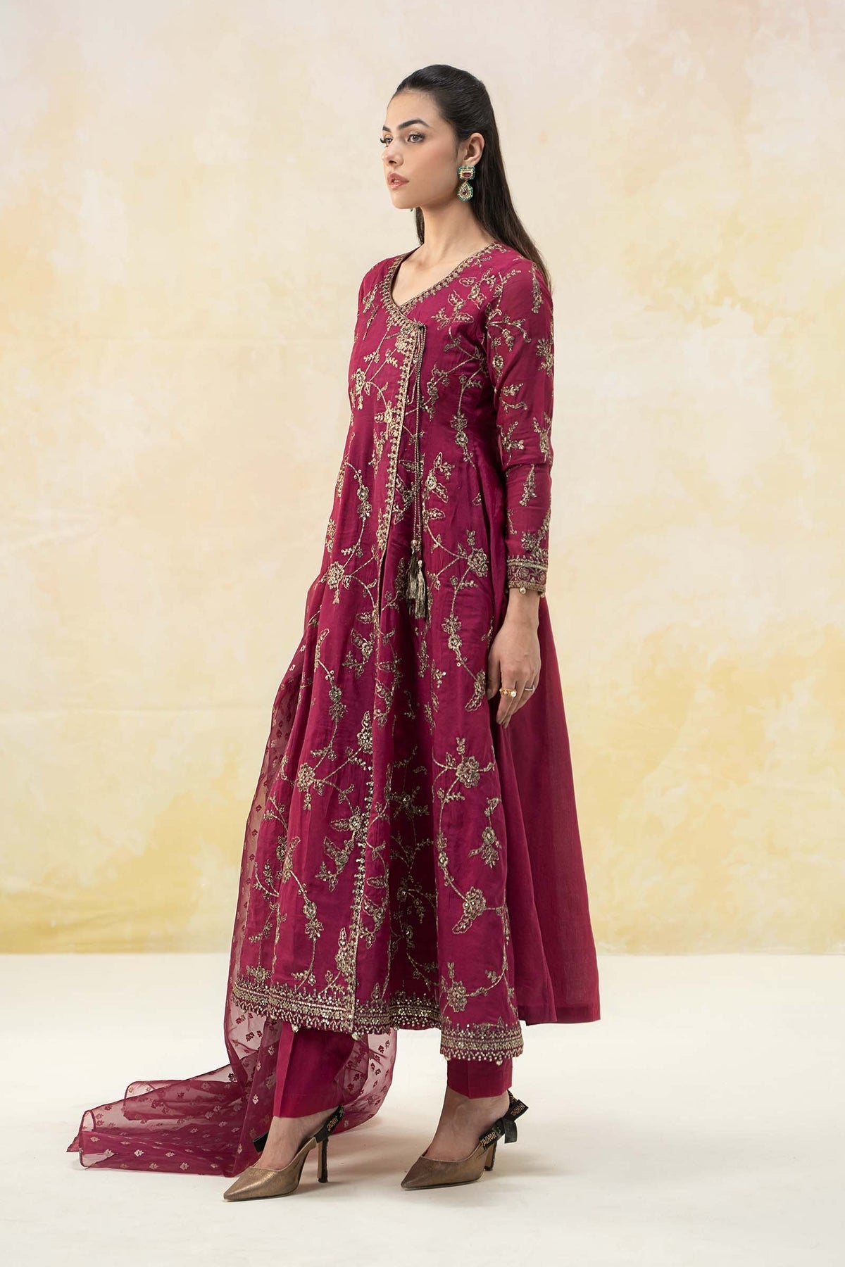 Maria B | Formal Wears | DW-EF25-78 by Maria B - Designer Dress - Type: Ladies Clothes - Available at Libayah - 100% Original