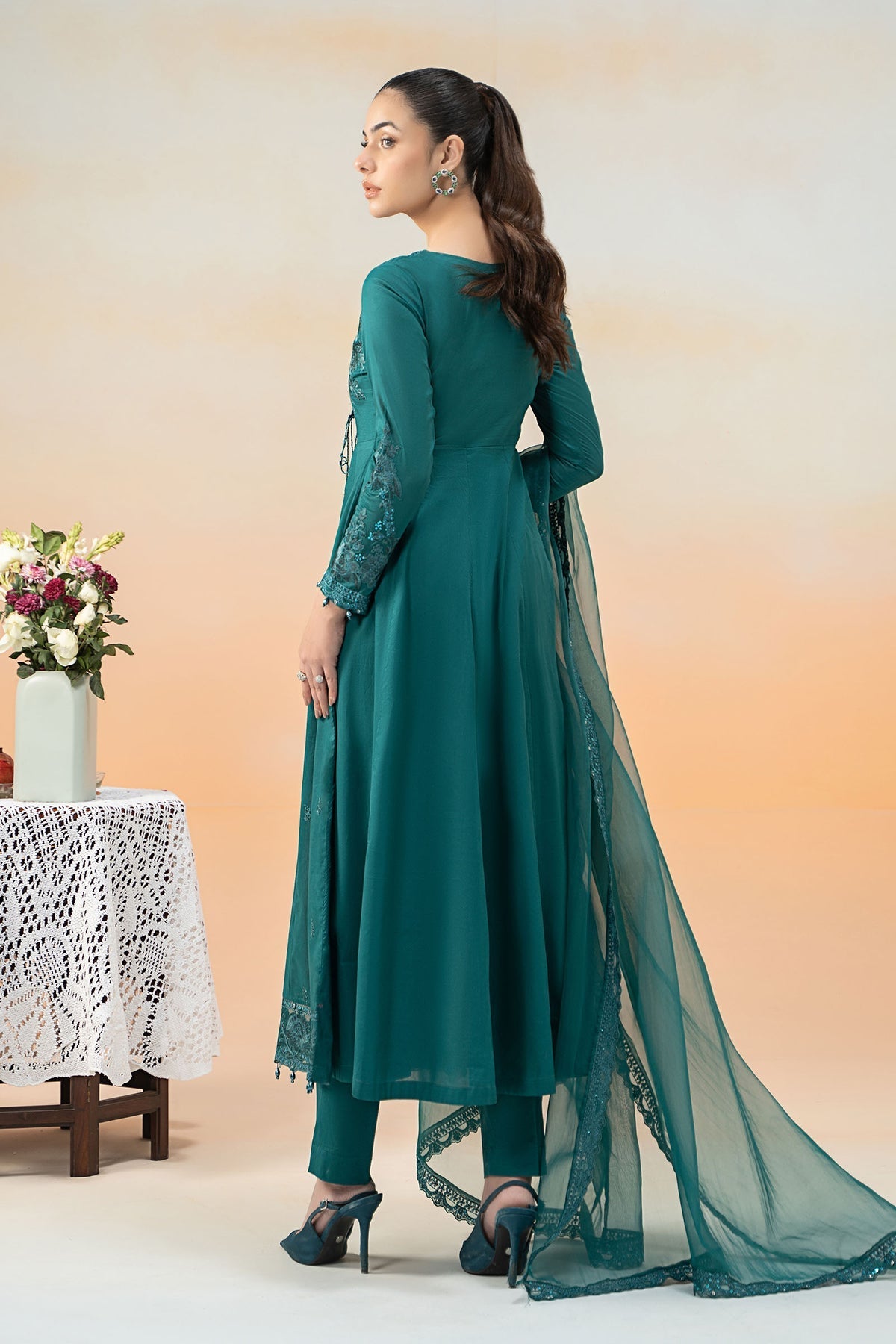 Maria B | Formal Wears | DW-EF25-83 by Maria B - Designer Dress - Type: Ladies Clothes - Available at Libayah - 100% Original