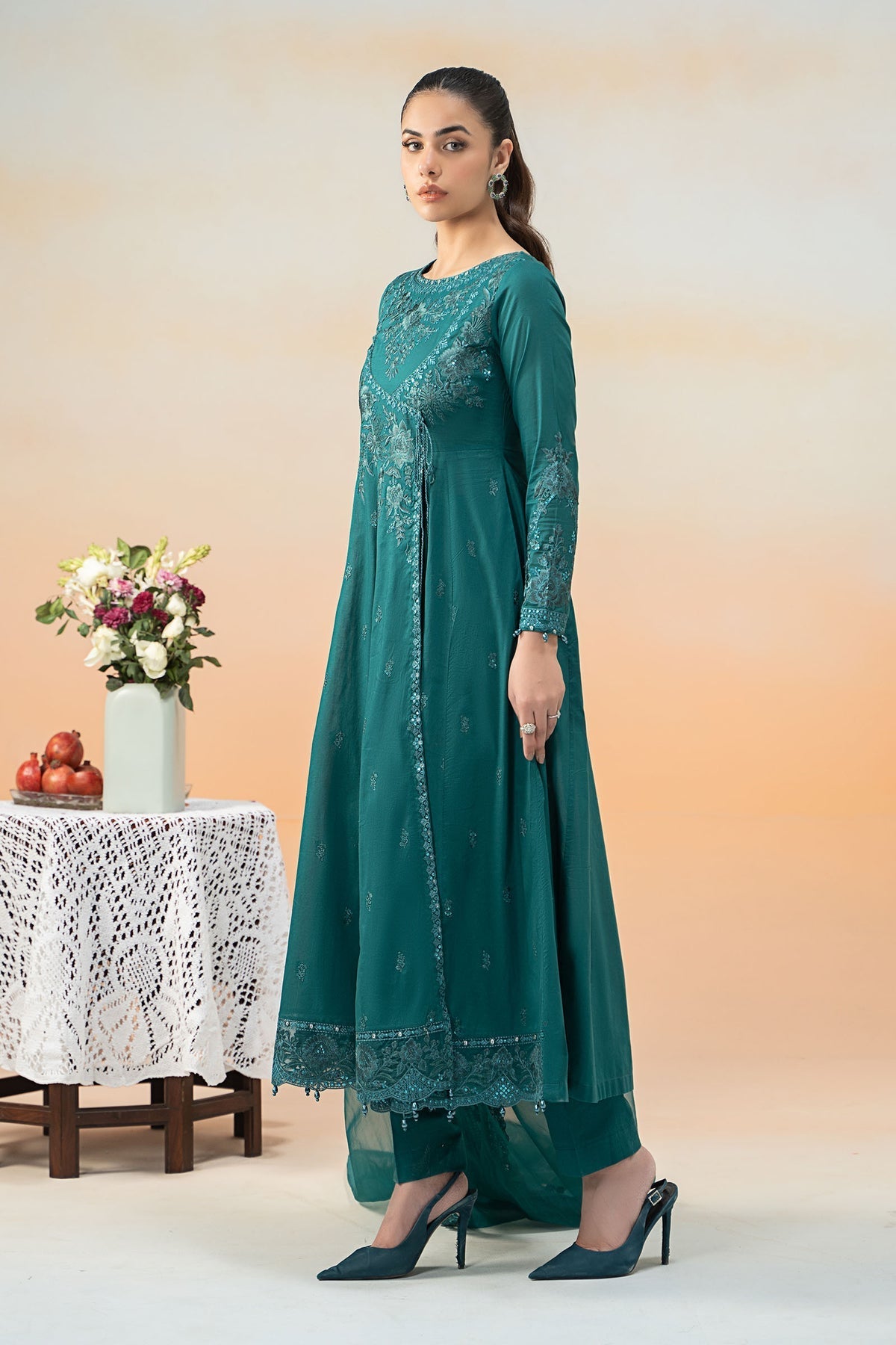 Maria B | Formal Wears | DW-EF25-83 by Maria B - Designer Dress - Type: Ladies Clothes - Available at Libayah - 100% Original