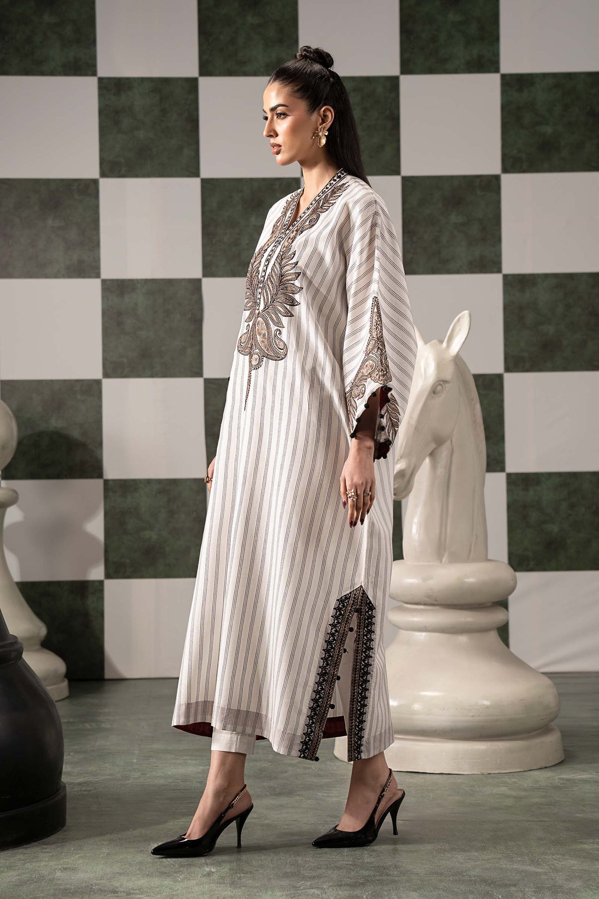 Maria B | Eid Festive Pret | DW-EF26-01 - Designer Dress - Type : Ladies Clothes - Available at Libayah - 100% Original