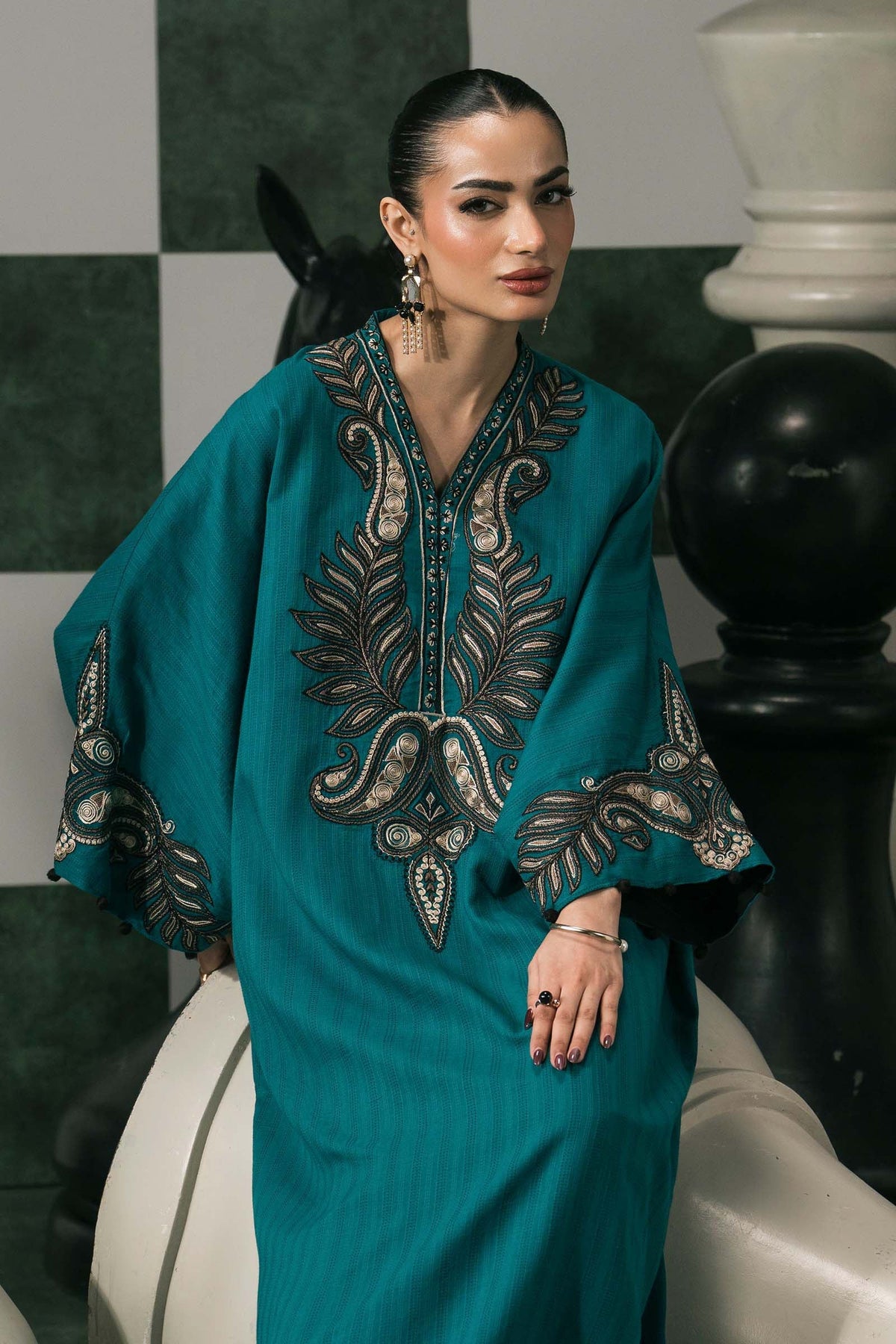 Maria B | Eid Festive Pret | DW-EF26-01 - Designer Dress - Type : Ladies Clothes - Available at Libayah - 100% Original