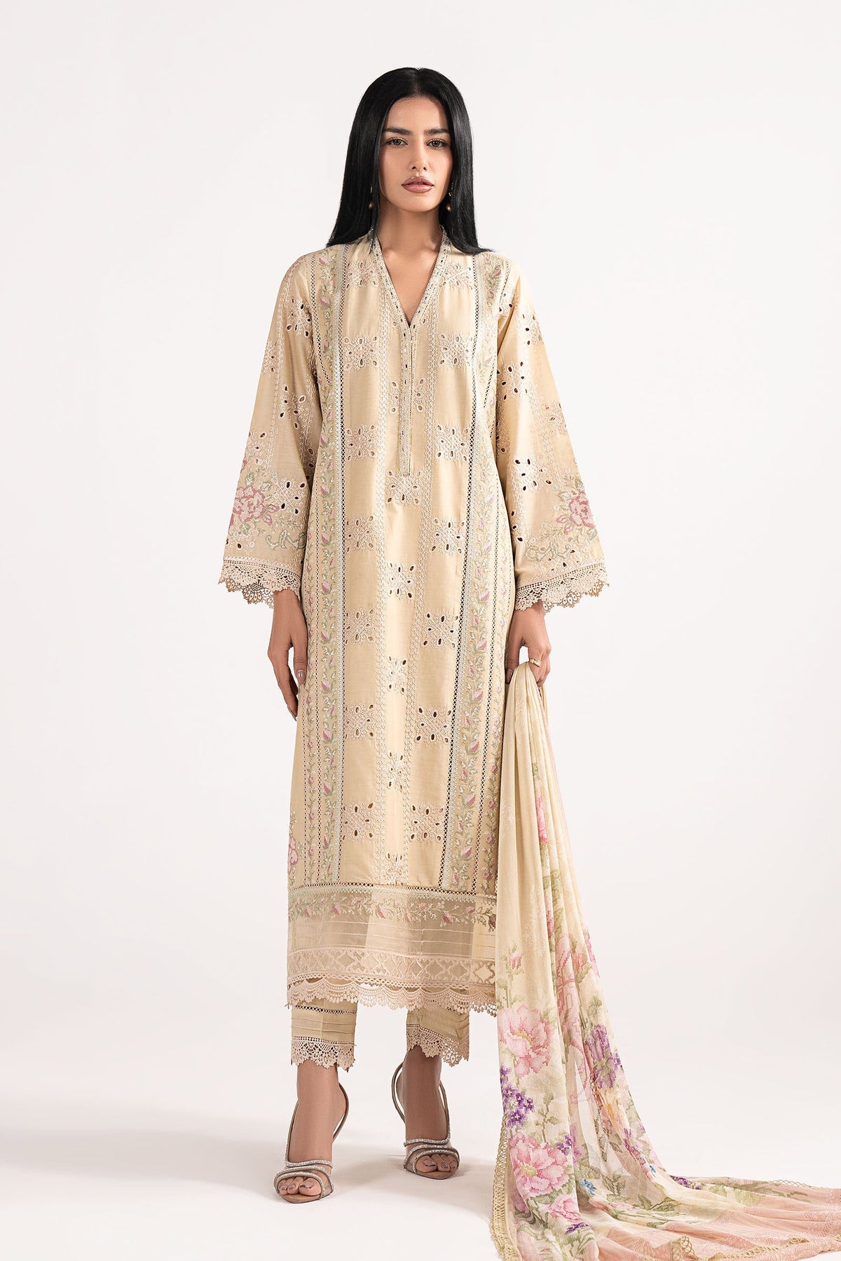 Maria B | Eid Festive Pret | DW-EF26-09 - Designer Dress - Type : Ladies Clothes - Available at Libayah - 100% Original