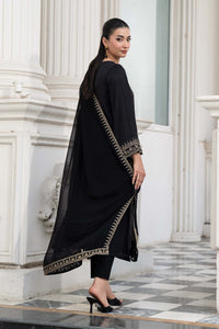 Maria B | Luxury Pret Pre Fall | DW-EF26-106-Black by Maria B - Designer Dress  - Type : Ladies Clothes - Available at Libayah - 100% Original 