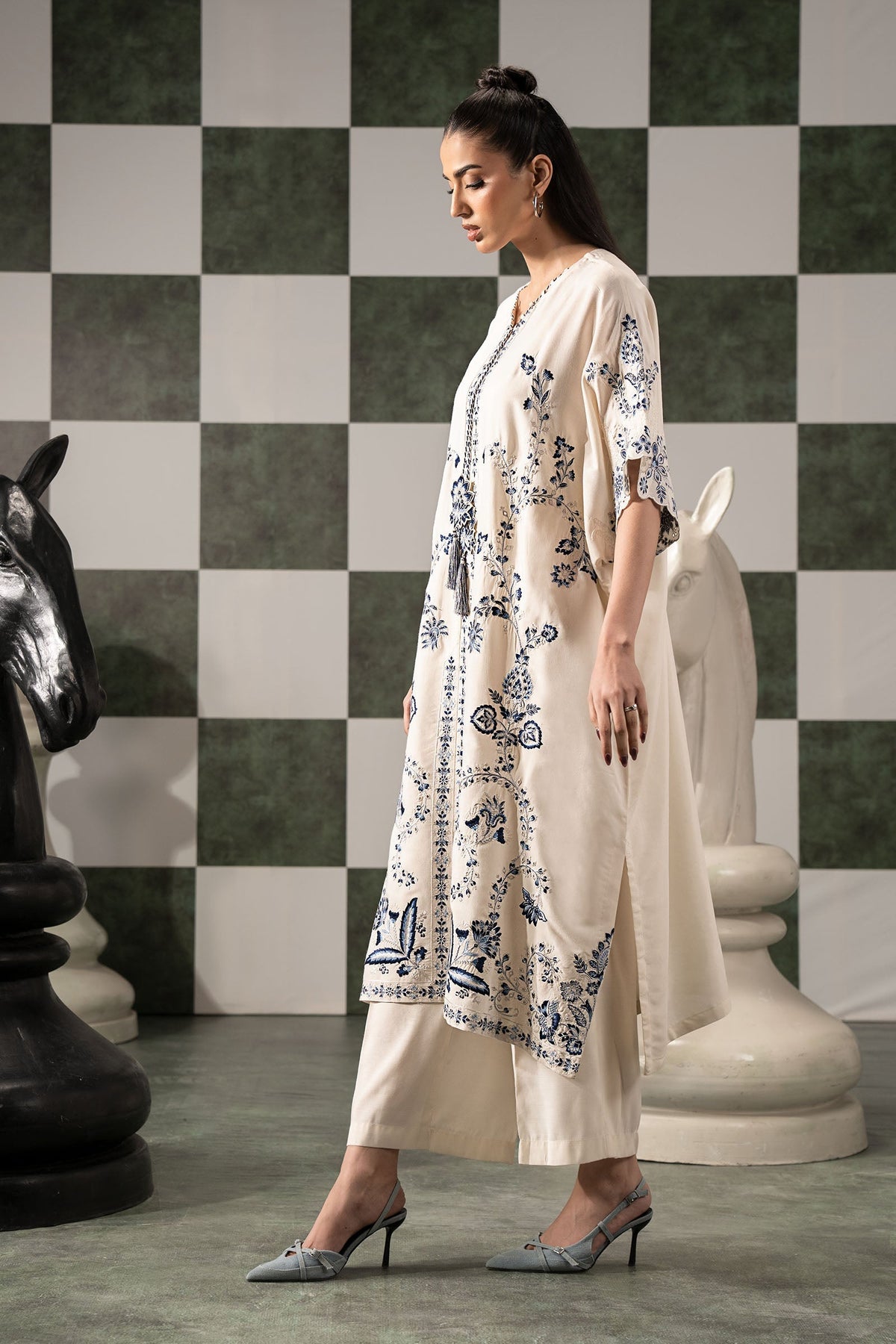 Maria B | Eid Festive Pret | DW-EF26-107 - Designer Dress - Type : Ladies Clothes - Available at Libayah - 100% Original