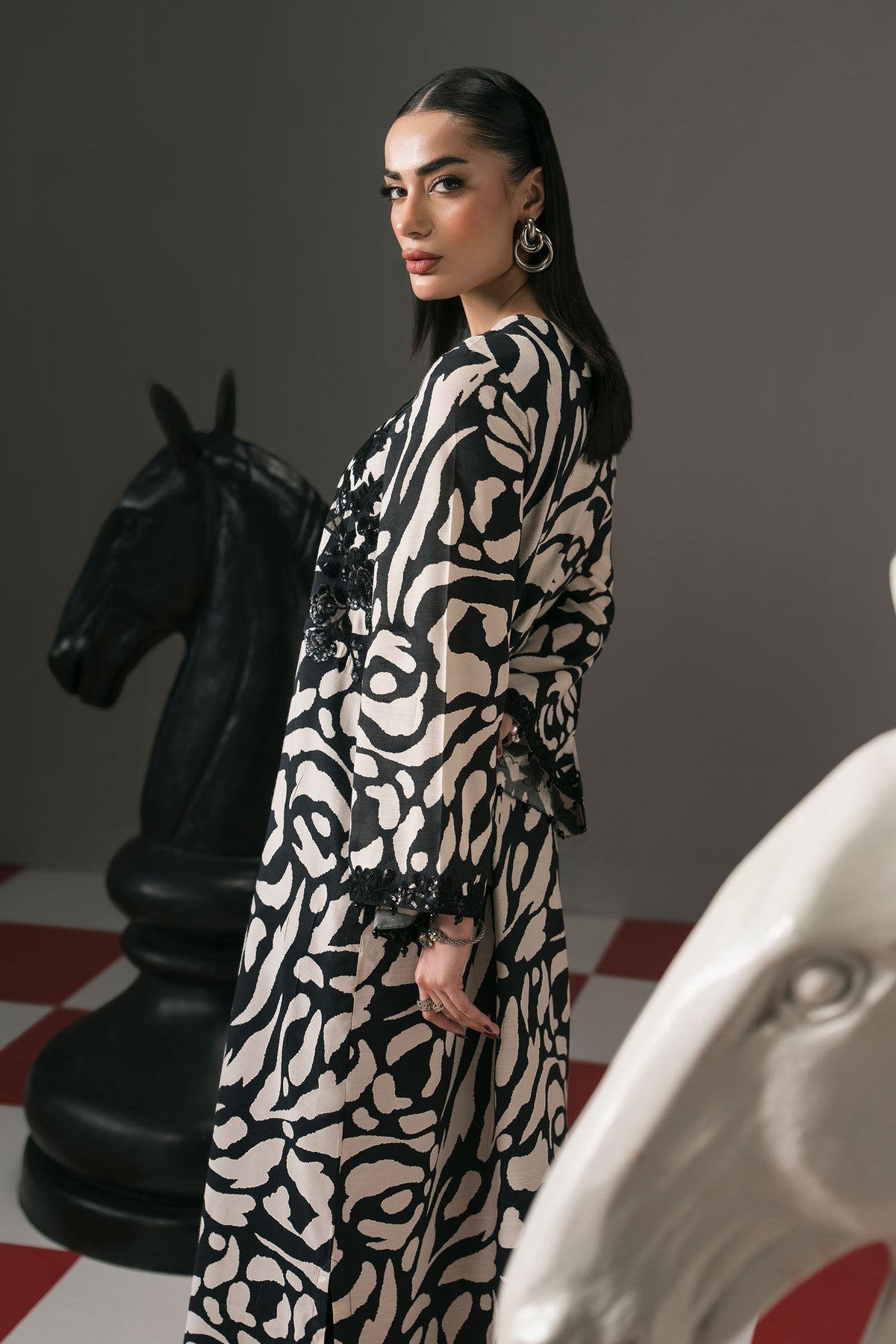 Maria B | Eid Festive Pret | DW-EF26-14 - Designer Dress - Type : Ladies Clothes - Available at Libayah - 100% Original