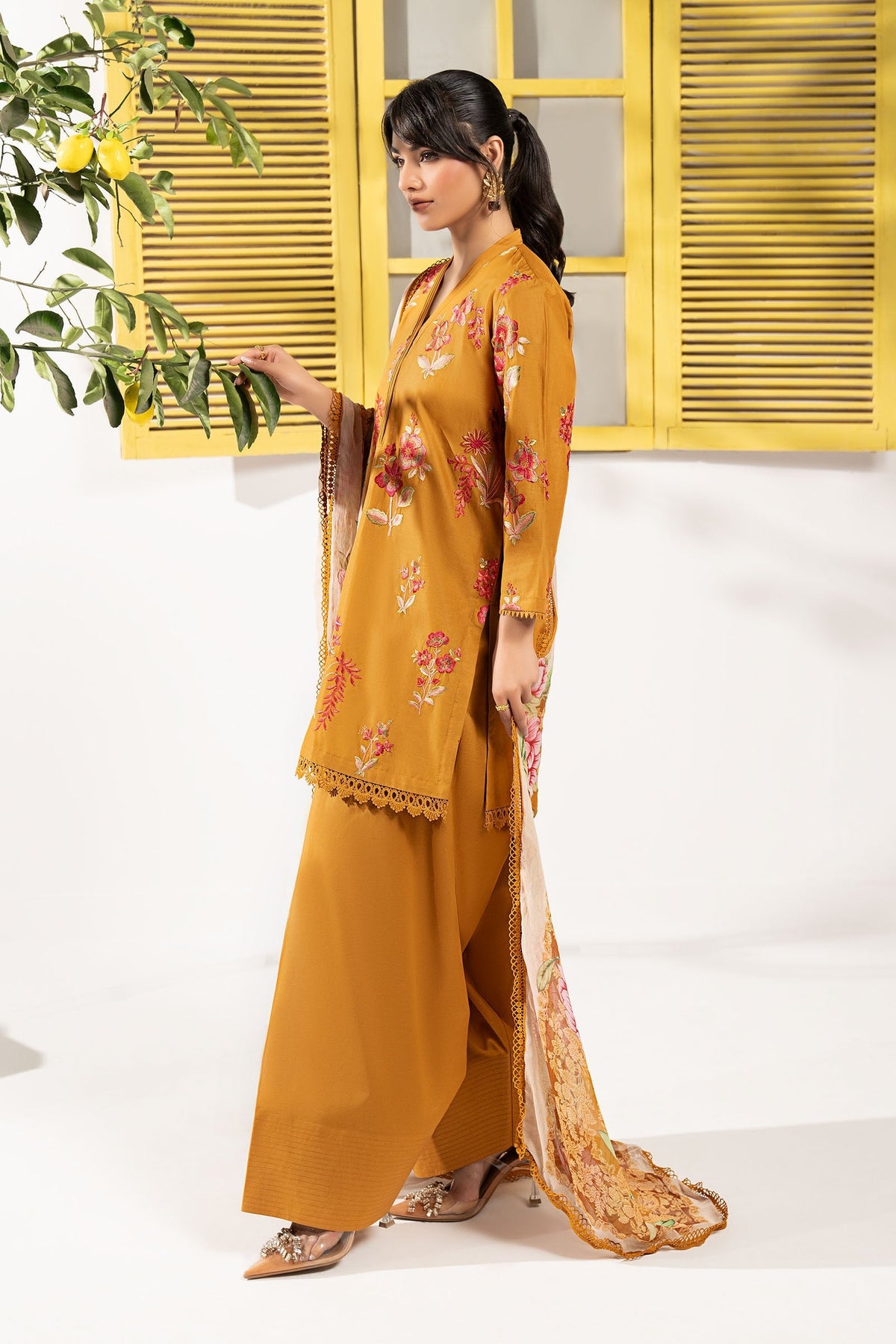 Maria B | Eid Festive Pret | DW-EF26-199 - Designer Dress - Type : Ladies Clothes - Available at Libayah - 100% Original