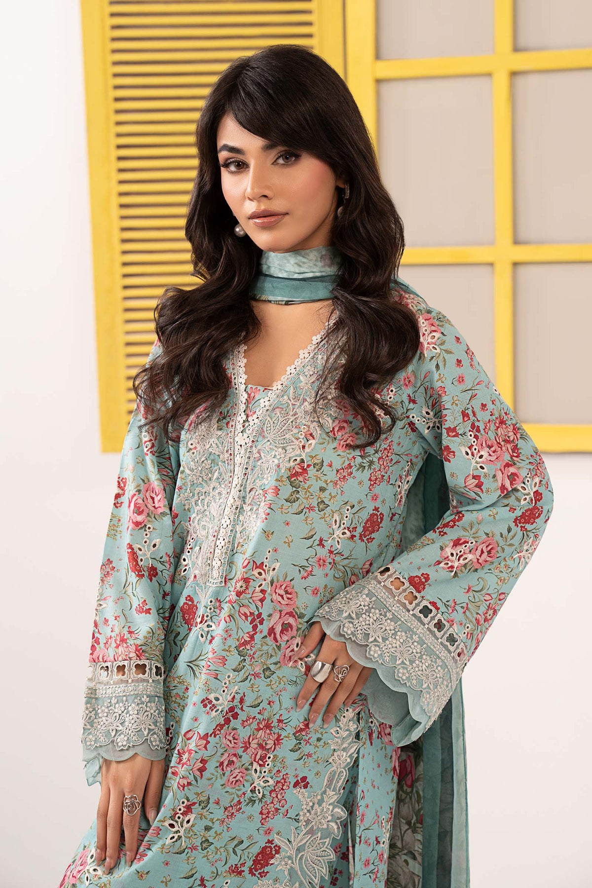 Maria B | Eid Festive Pret | DW-EF26-19 - Designer Dress - Type : Ladies Clothes - Available at Libayah - 100% Original