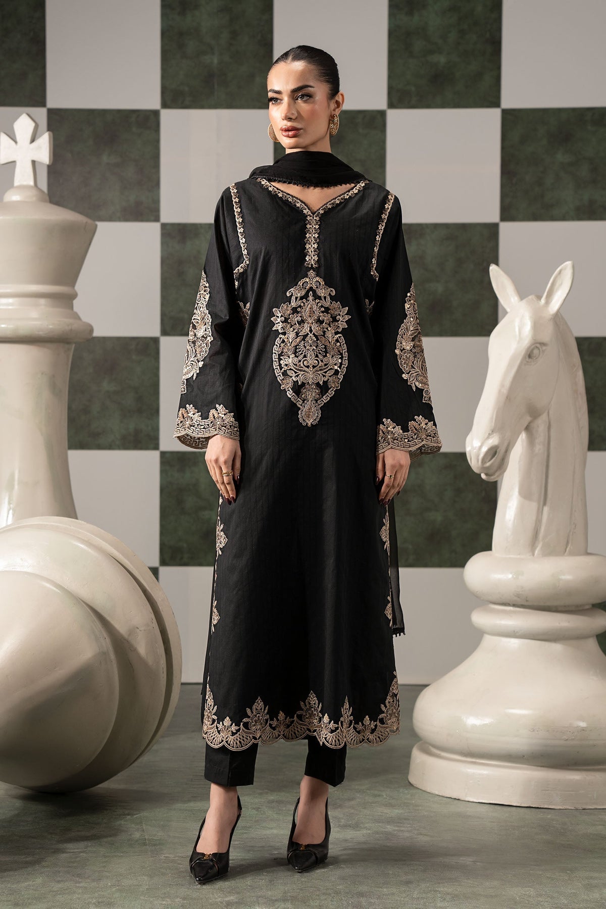 Maria B | Eid Festive Pret | DW-EF26-20 - Designer Dress - Type : Ladies Clothes - Available at Libayah - 100% Original