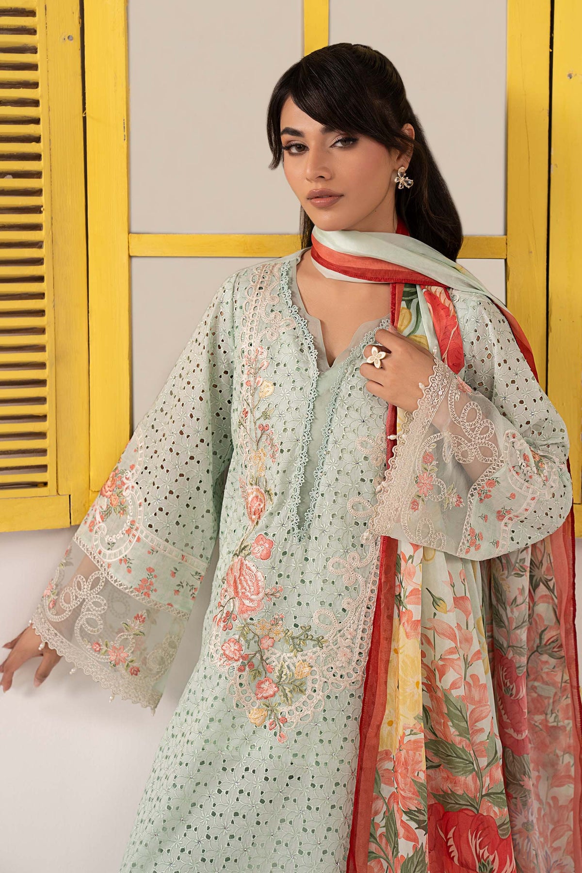 Maria B | Eid Festive Pret | DW-EF26-22 - Designer Dress - Type : Ladies Clothes - Available at Libayah - 100% Original