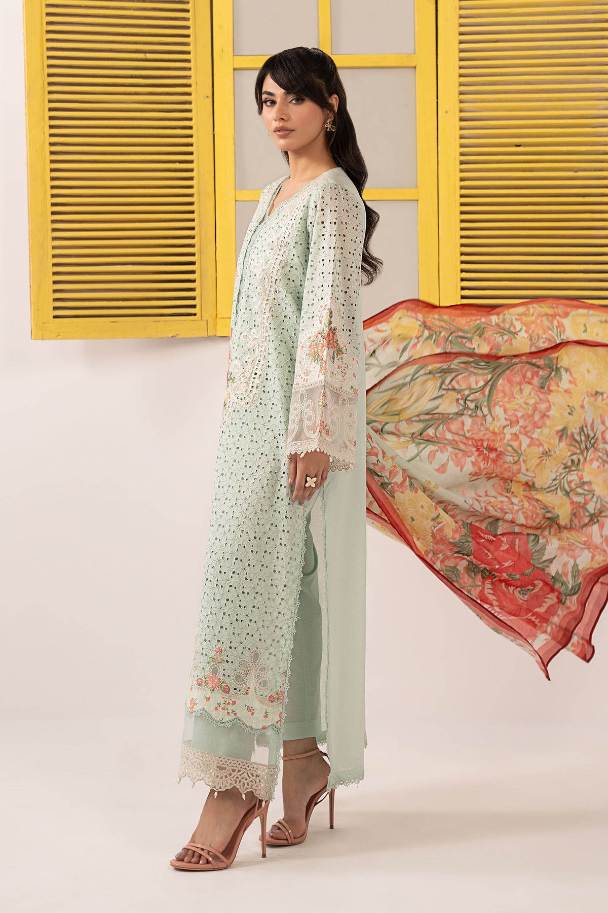 Maria B | Eid Festive Pret | DW-EF26-22 - Designer Dress - Type : Ladies Clothes - Available at Libayah - 100% Original