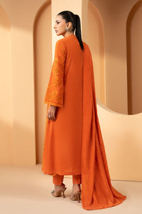 Maria B | Luxury Pret Pre Fall | DW-EF26-30-Orange by Maria B - Designer Dress  - Type : Ladies Clothes - Available at Libayah - 100% Original 