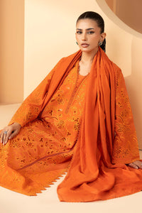 Maria B | Luxury Pret Pre Fall | DW-EF26-30-Orange by Maria B - Designer Dress  - Type : Ladies Clothes - Available at Libayah - 100% Original 