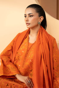 Maria B | Luxury Pret Pre Fall | DW-EF26-30-Orange by Maria B - Designer Dress  - Type : Ladies Clothes - Available at Libayah - 100% Original 