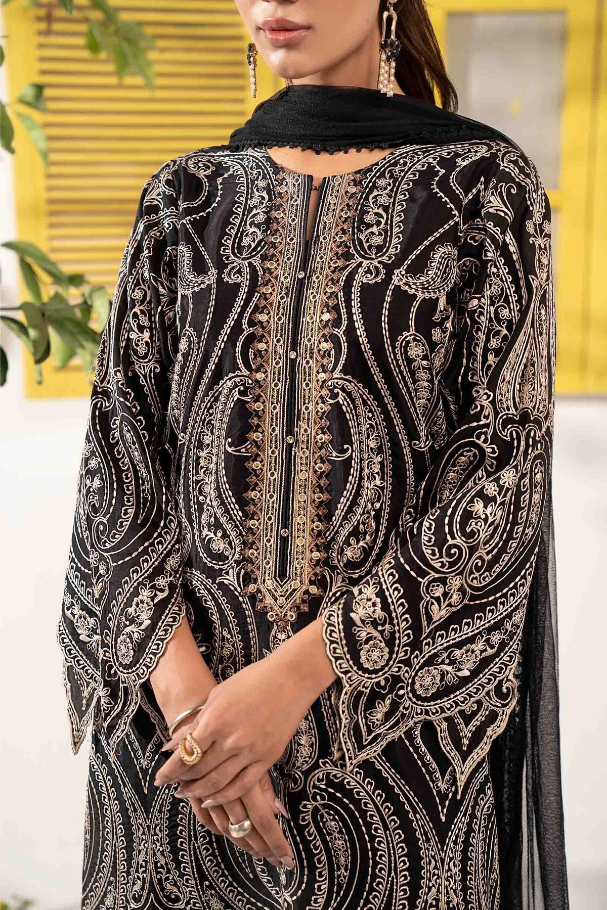 Maria B | Eid Festive Pret | DW-EF26-45 - Designer Dress - Type : Ladies Clothes - Available at Libayah - 100% Original