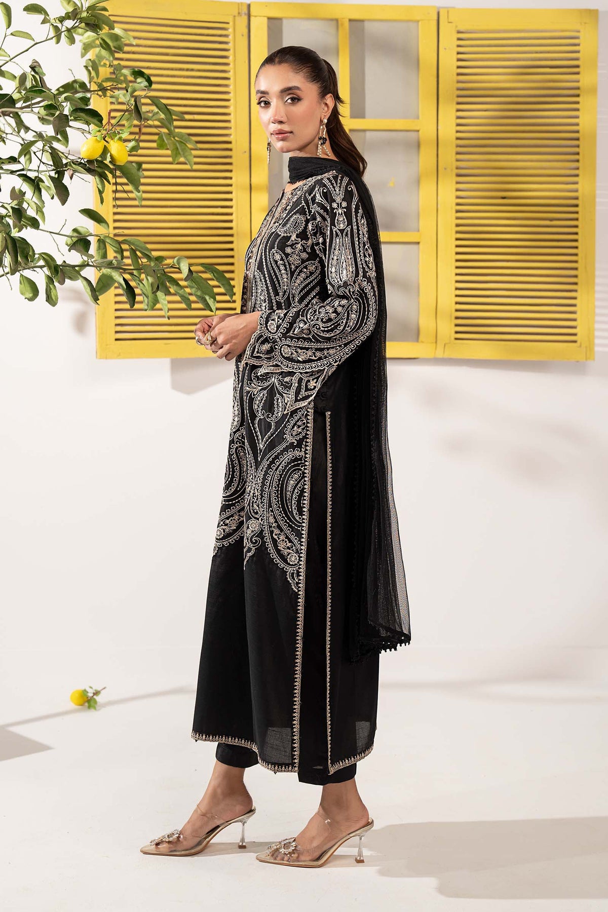 Maria B | Eid Festive Pret | DW-EF26-45 - Designer Dress - Type : Ladies Clothes - Available at Libayah - 100% Original