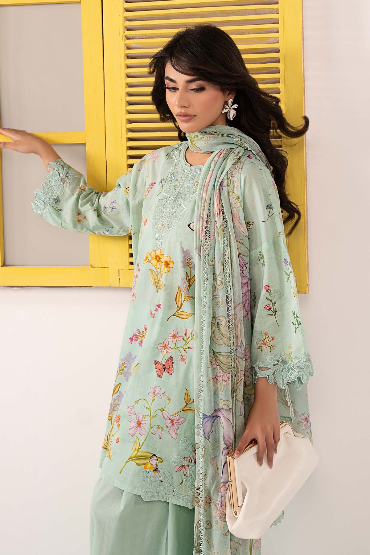 Maria B | Eid Festive Pret | DW-EF26-49 - Designer Dress - Type : Ladies Clothes - Available at Libayah - 100% Original