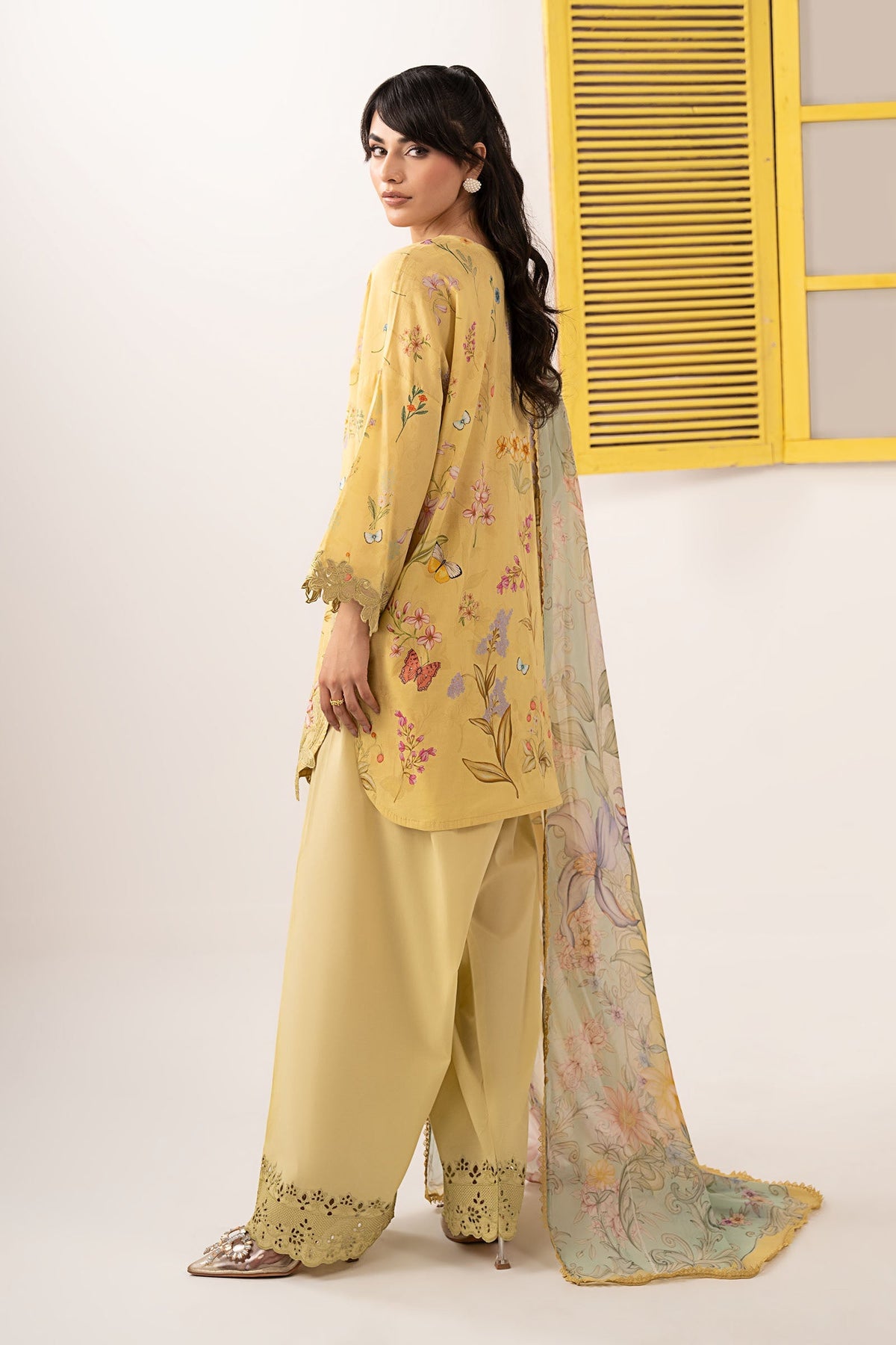 Maria B | Eid Festive Pret | DW-EF26-49 - Designer Dress - Type : Ladies Clothes - Available at Libayah - 100% Original