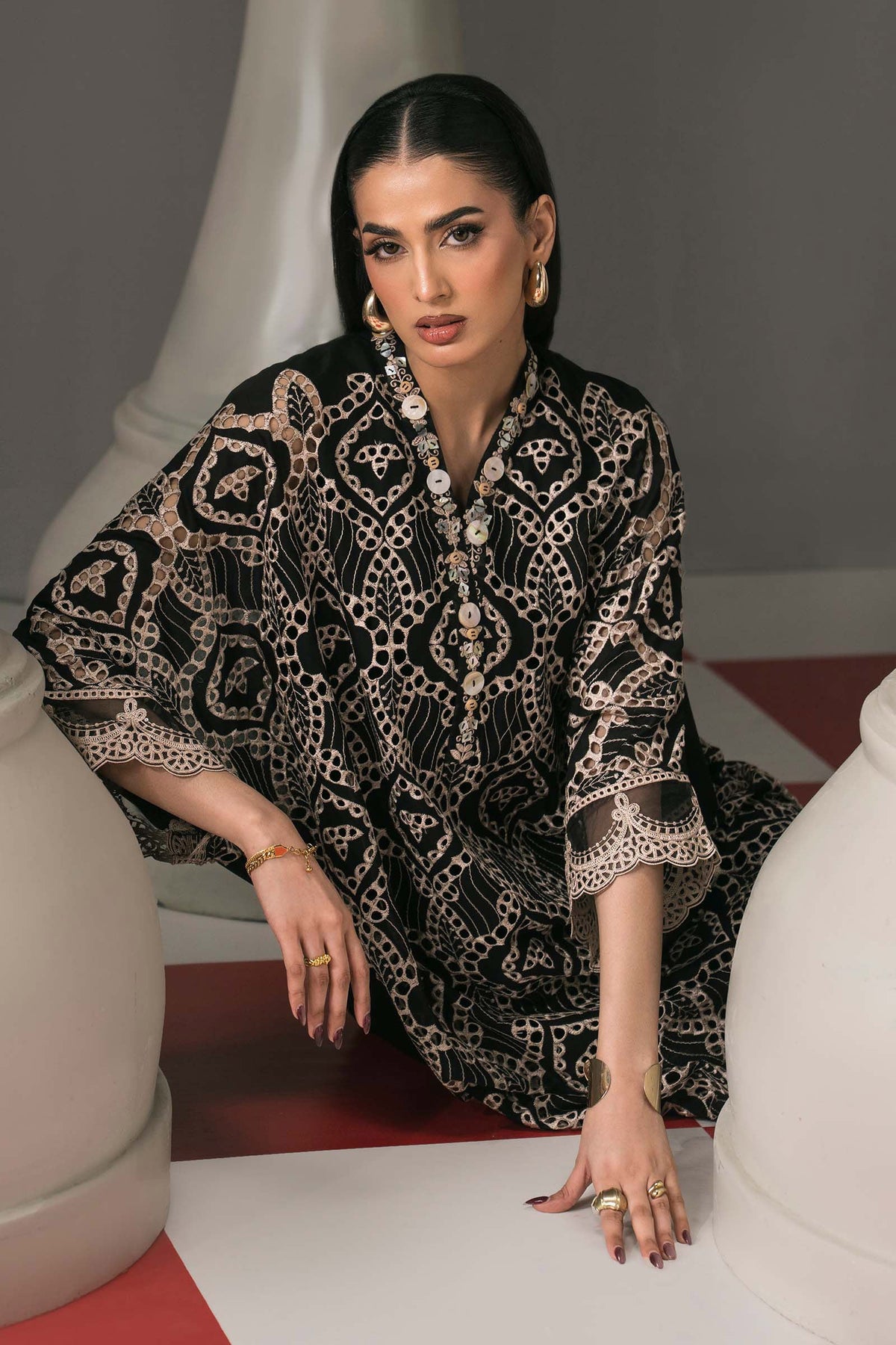 Maria B | Eid Festive Pret | DW-EF26-63 - Designer Dress - Type : Ladies Clothes - Available at Libayah - 100% Original