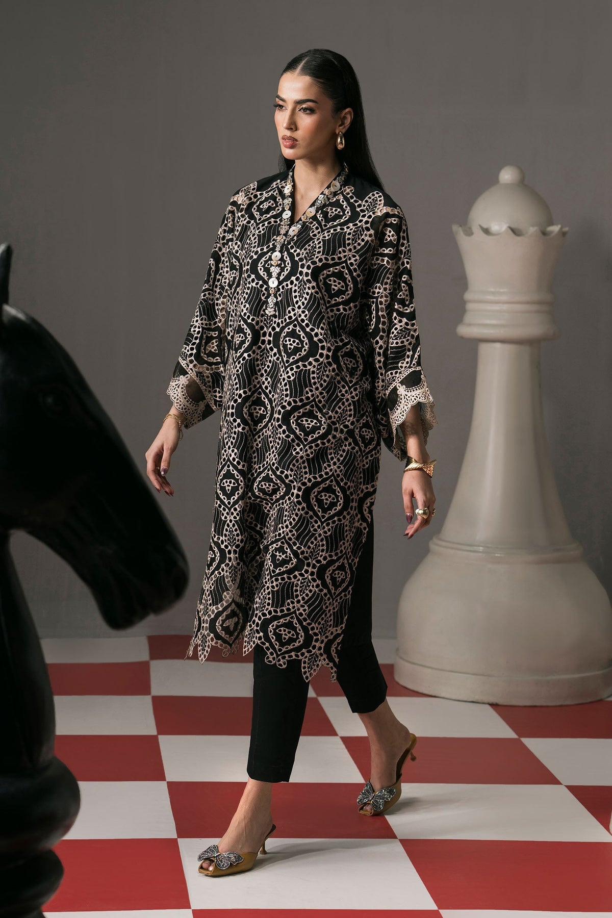 Maria B | Eid Festive Pret | DW-EF26-63 - Designer Dress - Type : Ladies Clothes - Available at Libayah - 100% Original