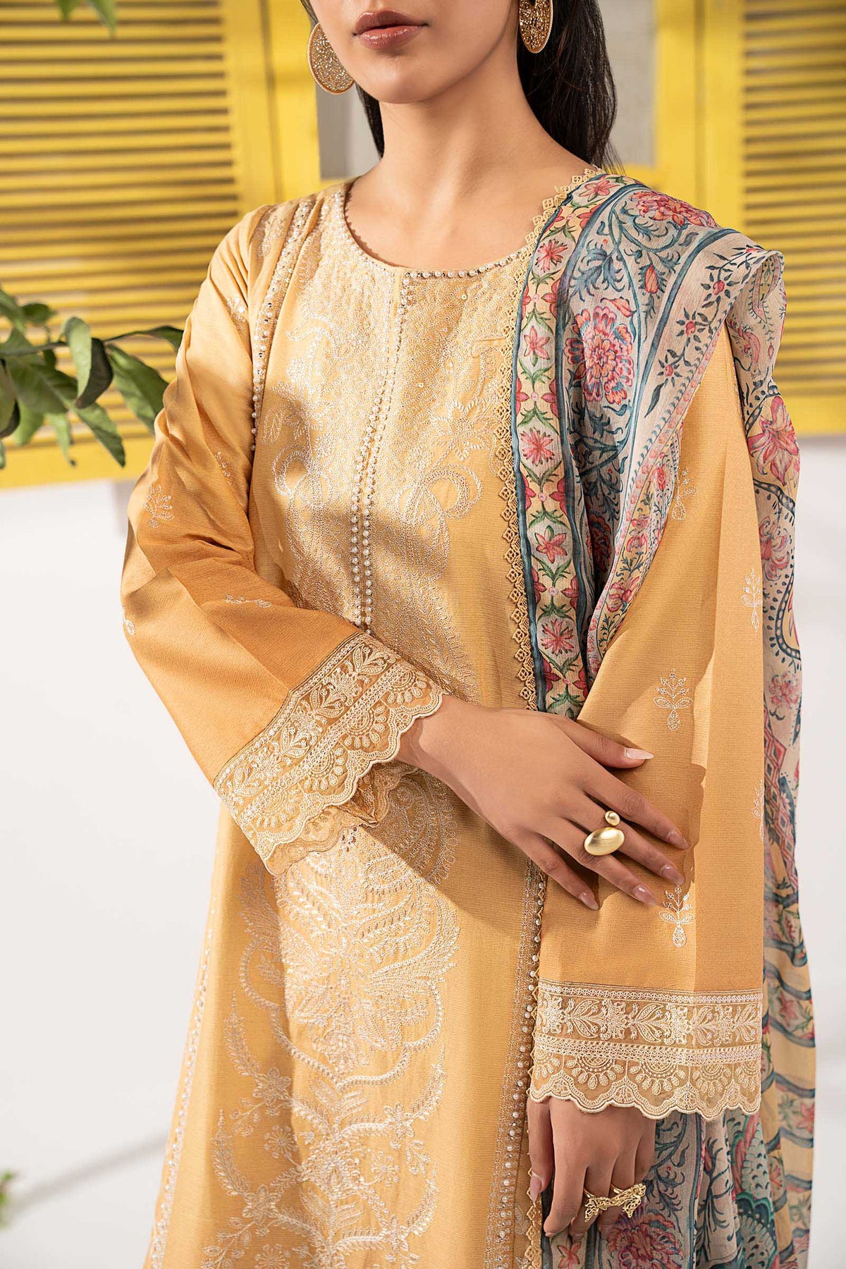 Maria B | Eid Festive Pret | DW-EF26-63 - Designer Dress - Type : Ladies Clothes - Available at Libayah - 100% Original