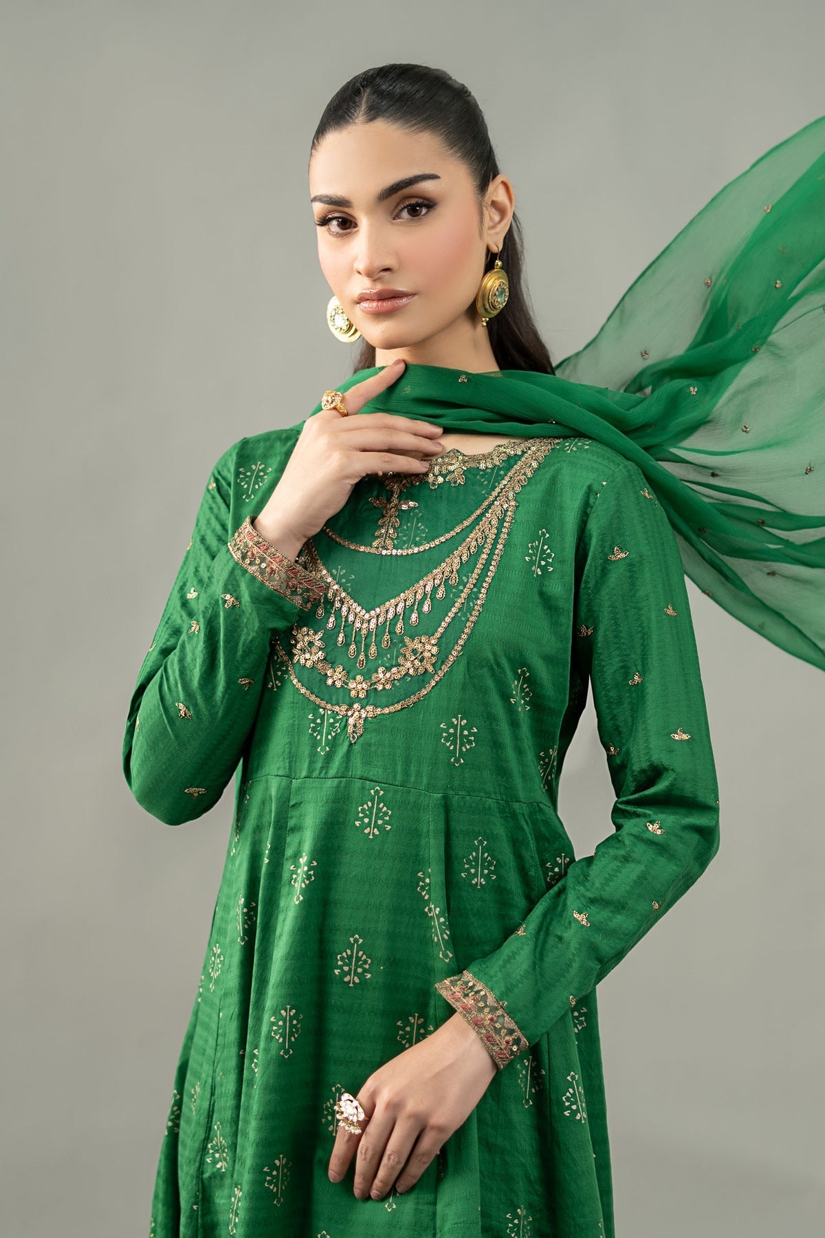 Maria B | Formal Wears | DW-EF21-04R1 by Maria B - Designer Dress - Type: Ladies Clothes - Available at Libayah - 100% Original