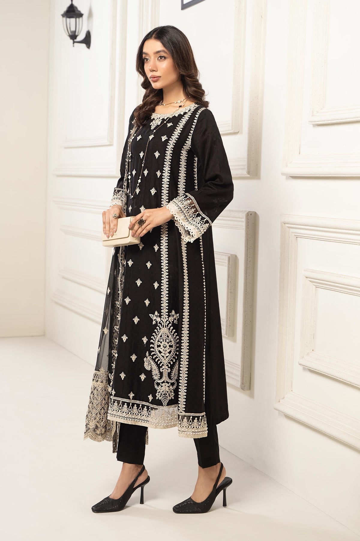 Maria B | Eid Festive Pret | DW-EF24-117R1 - Designer Dress - Type : Ladies Clothes - Available at Libayah - 100% Original