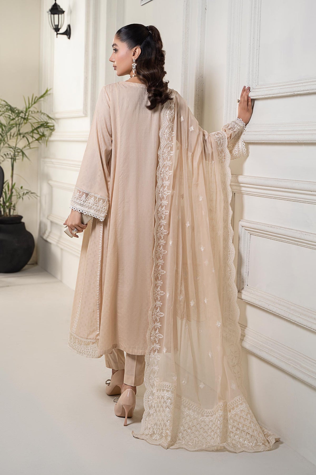 Maria B | Eid Festive Pret | DW-EF24-117R1 - Designer Dress - Type : Ladies Clothes - Available at Libayah - 100% Original