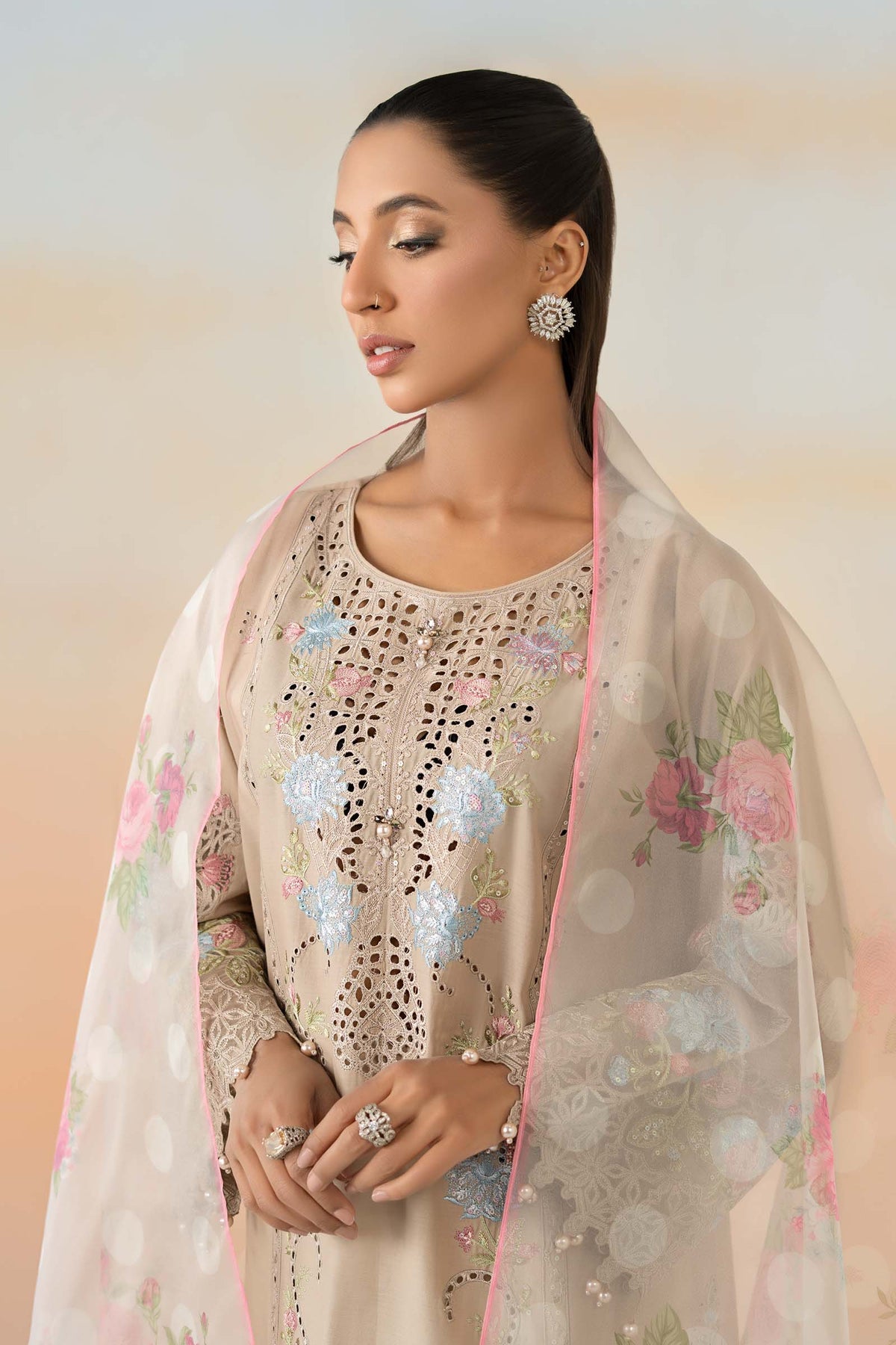 Maria B | Casual Pret 25 | DW-EF25-05 by Maria B - Designer Dress - Type: Ladies Clothes - Available at Libayah - 100% Original