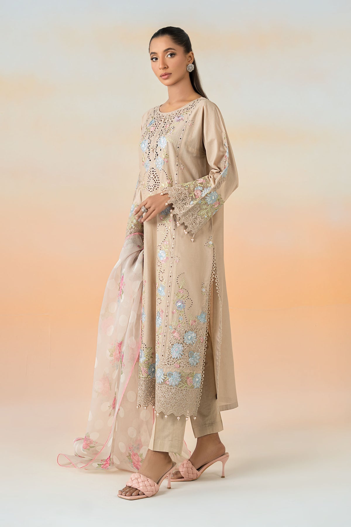 Maria B | Casual Pret 25 | DW-EF25-05 by Maria B - Designer Dress - Type: Ladies Clothes - Available at Libayah - 100% Original