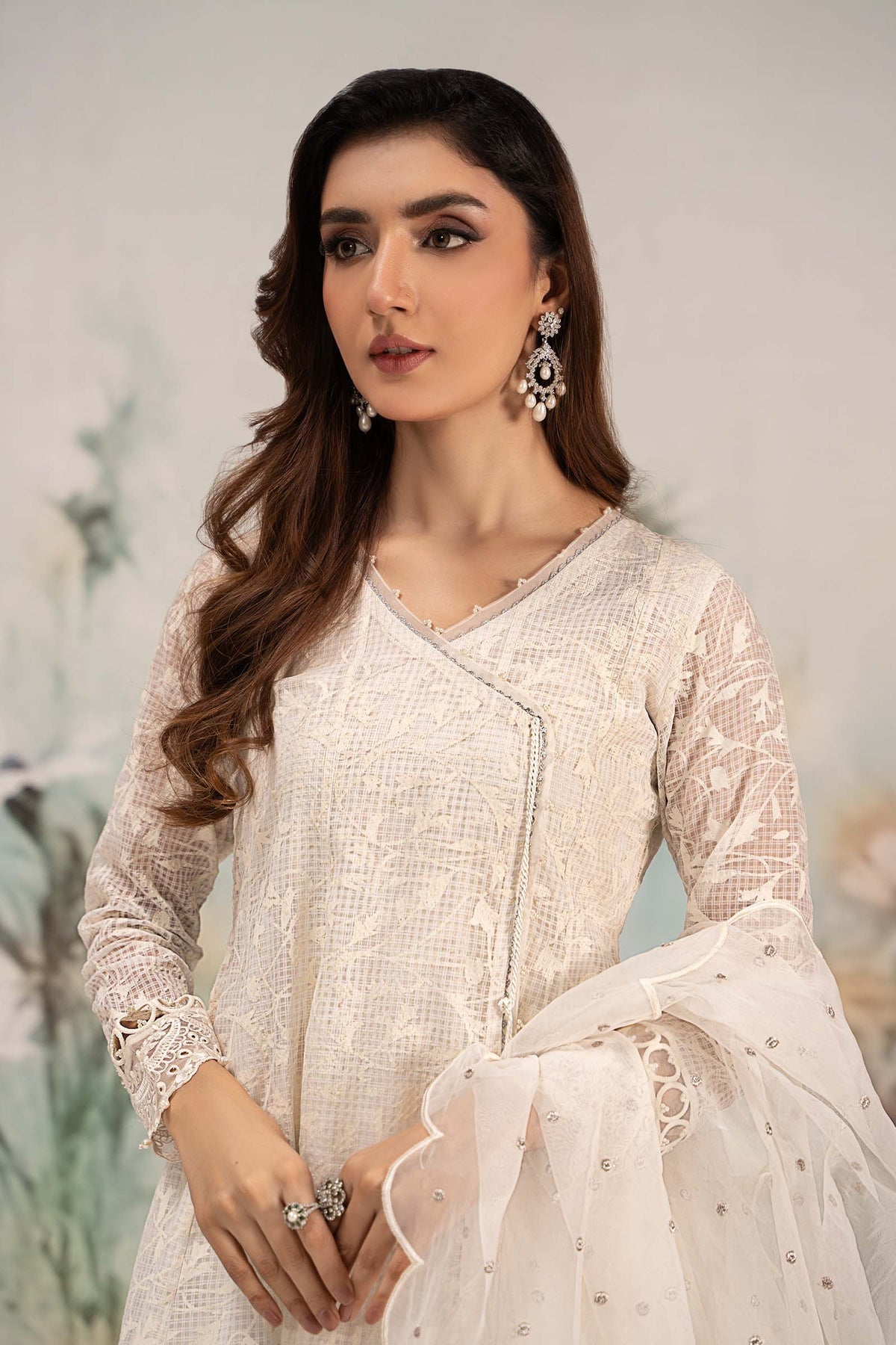 Maria B | Casual Pret 25 | W-EF25-101 by Maria B - Designer Dress - Type: Ladies Clothes - Available at Libayah - 100% Original