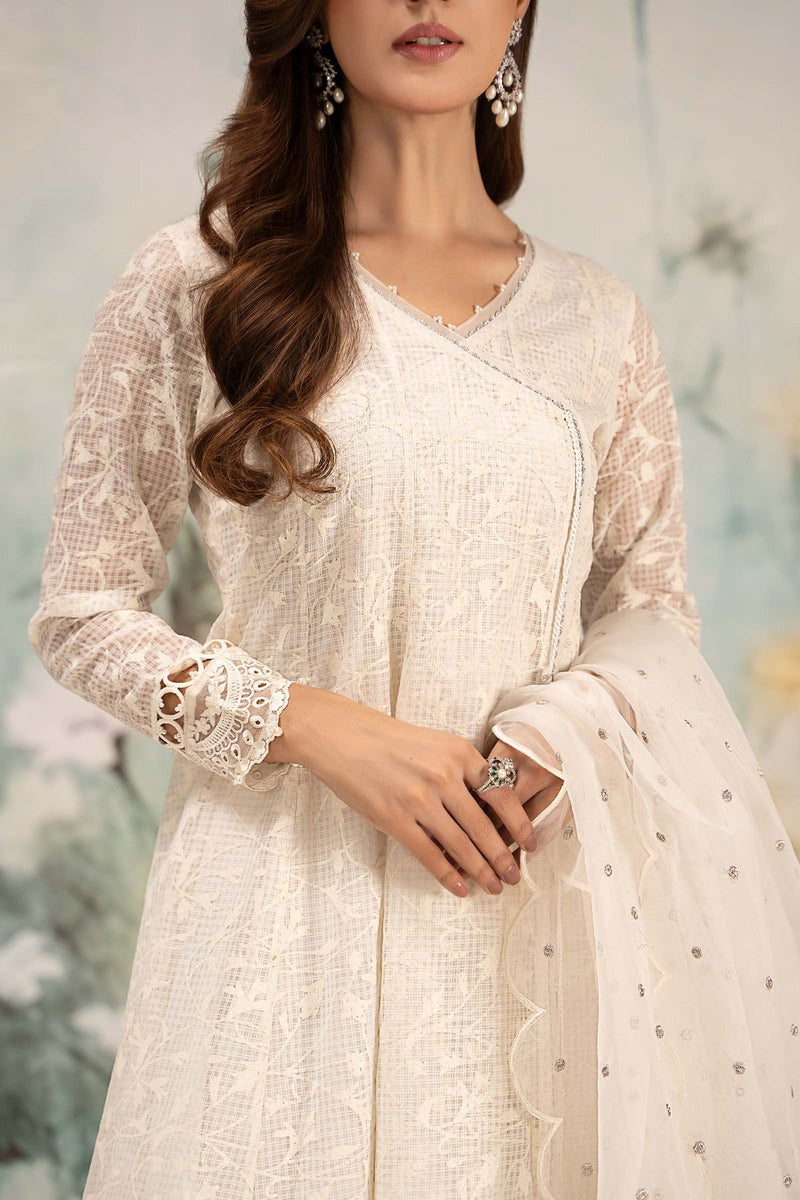 Maria B | Casual Pret 25 | W-EF25-101 by Maria B - Designer Dress - Type: Ladies Clothes - Available at Libayah - 100% Original