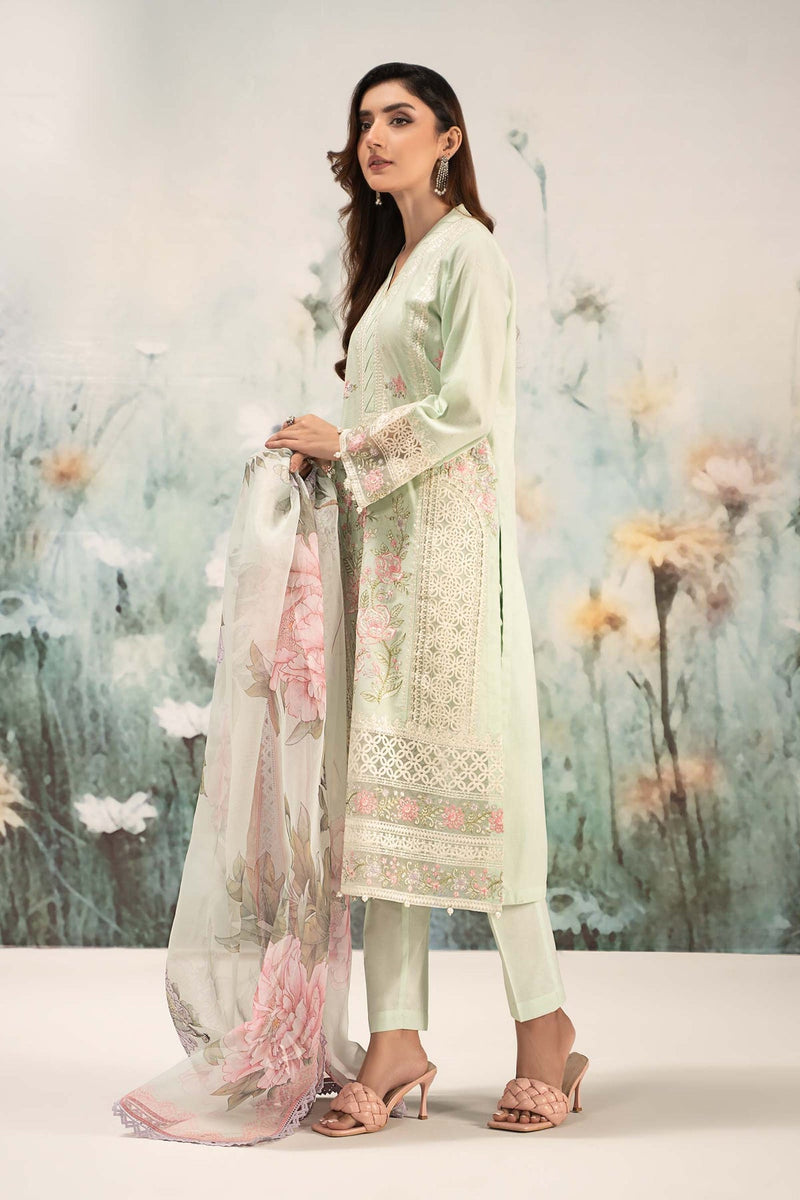 Maria B | Casual Pret 25 | DW-EF25-151 by Maria B - Designer Dress - Type: Ladies Clothes - Available at Libayah - 100% Original