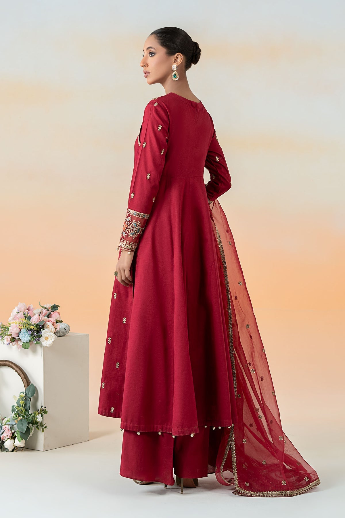 Maria B | Formal Wears | DW-EF25-19 by Maria B - Designer Dress - Type: Ladies Clothes - Available at Libayah - 100% Original