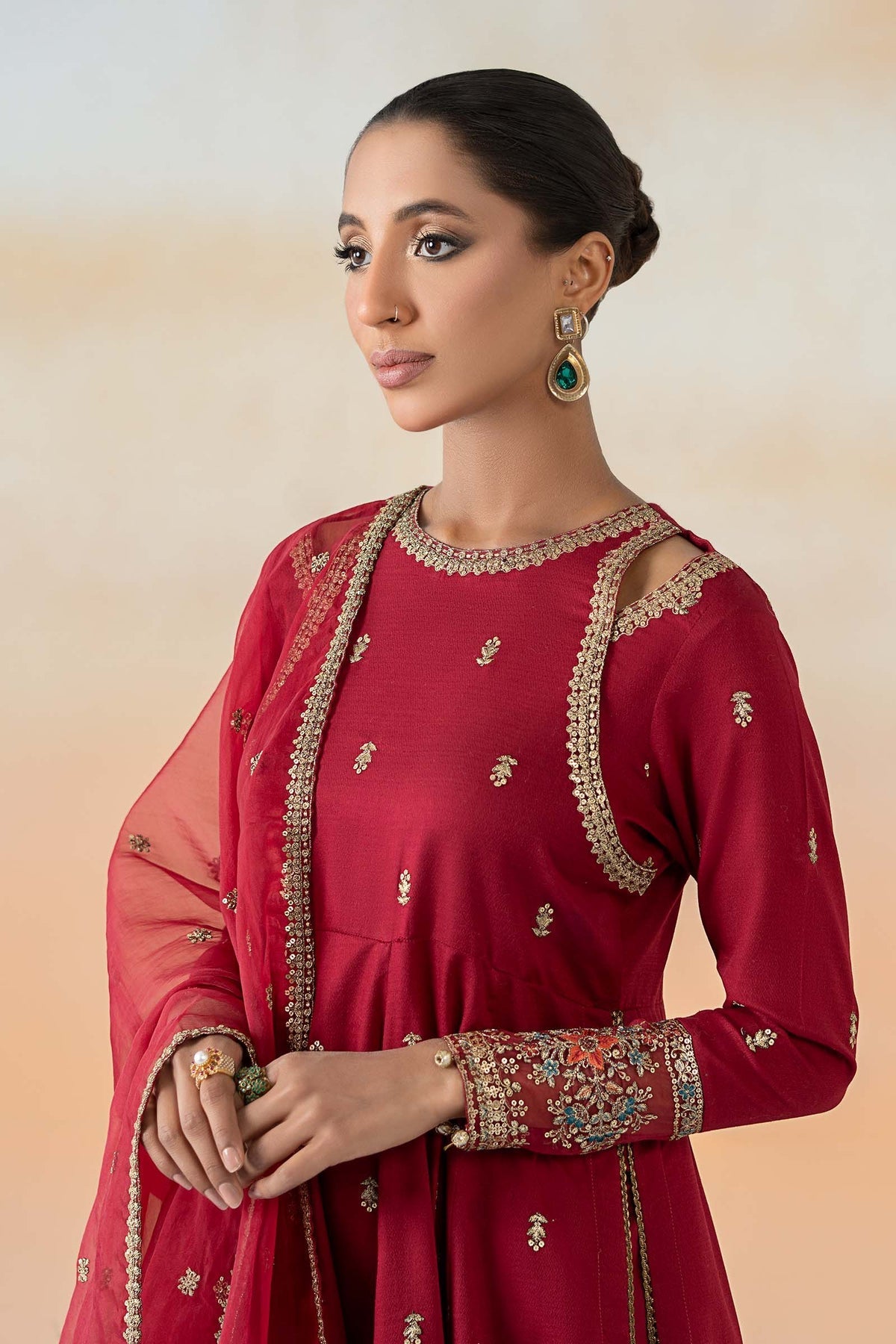 Maria B | Formal Wears | DW-EF25-19 by Maria B - Designer Dress - Type: Ladies Clothes - Available at Libayah - 100% Original