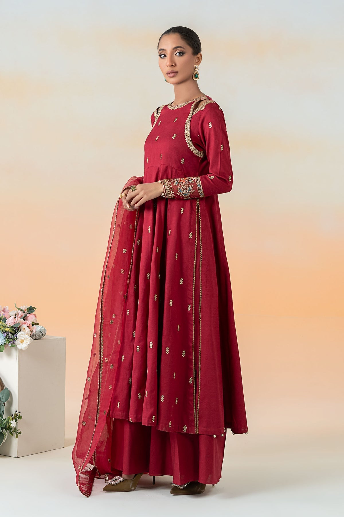 Maria B | Formal Wears | DW-EF25-19 by Maria B - Designer Dress - Type: Ladies Clothes - Available at Libayah - 100% Original