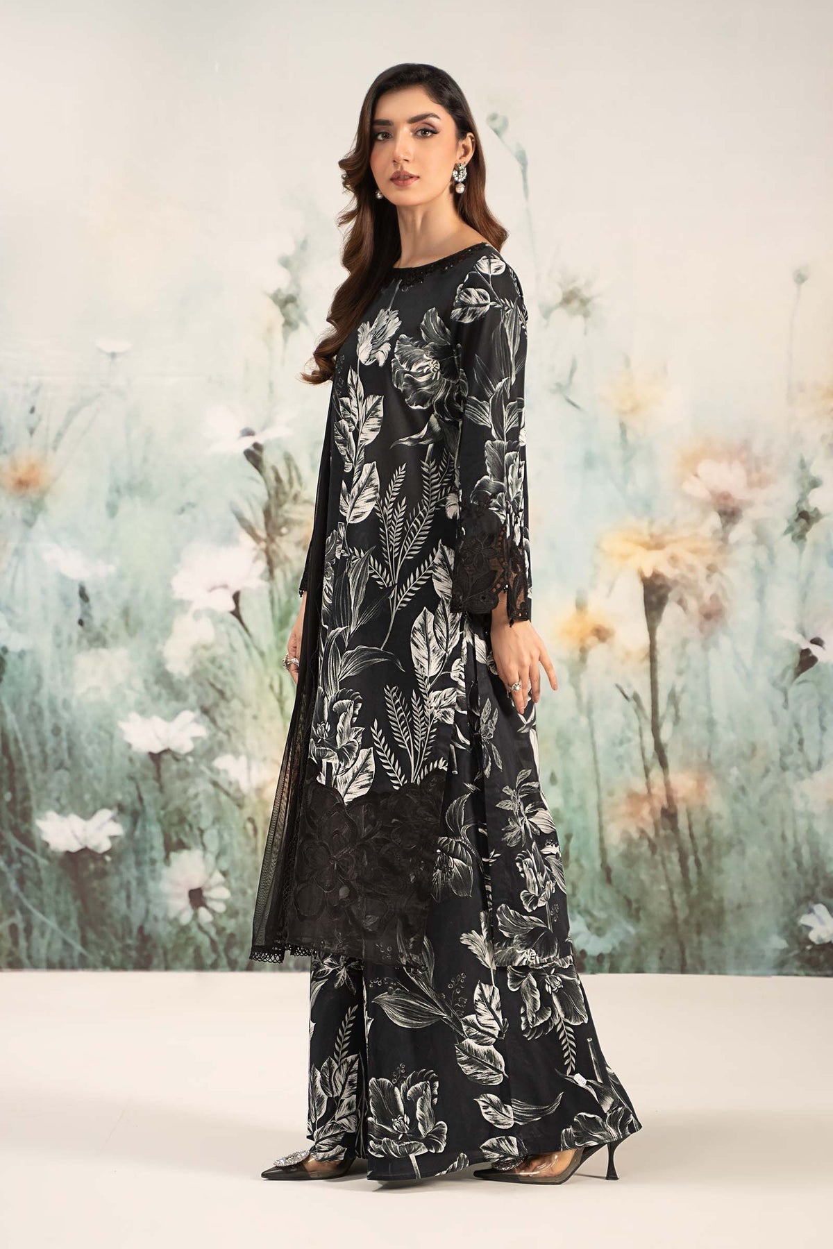 Maria B | Casual Pret 25 | DW-EF25-29 by Maria B - Designer Dress - Type: Ladies Clothes - Available at Libayah - 100% Original