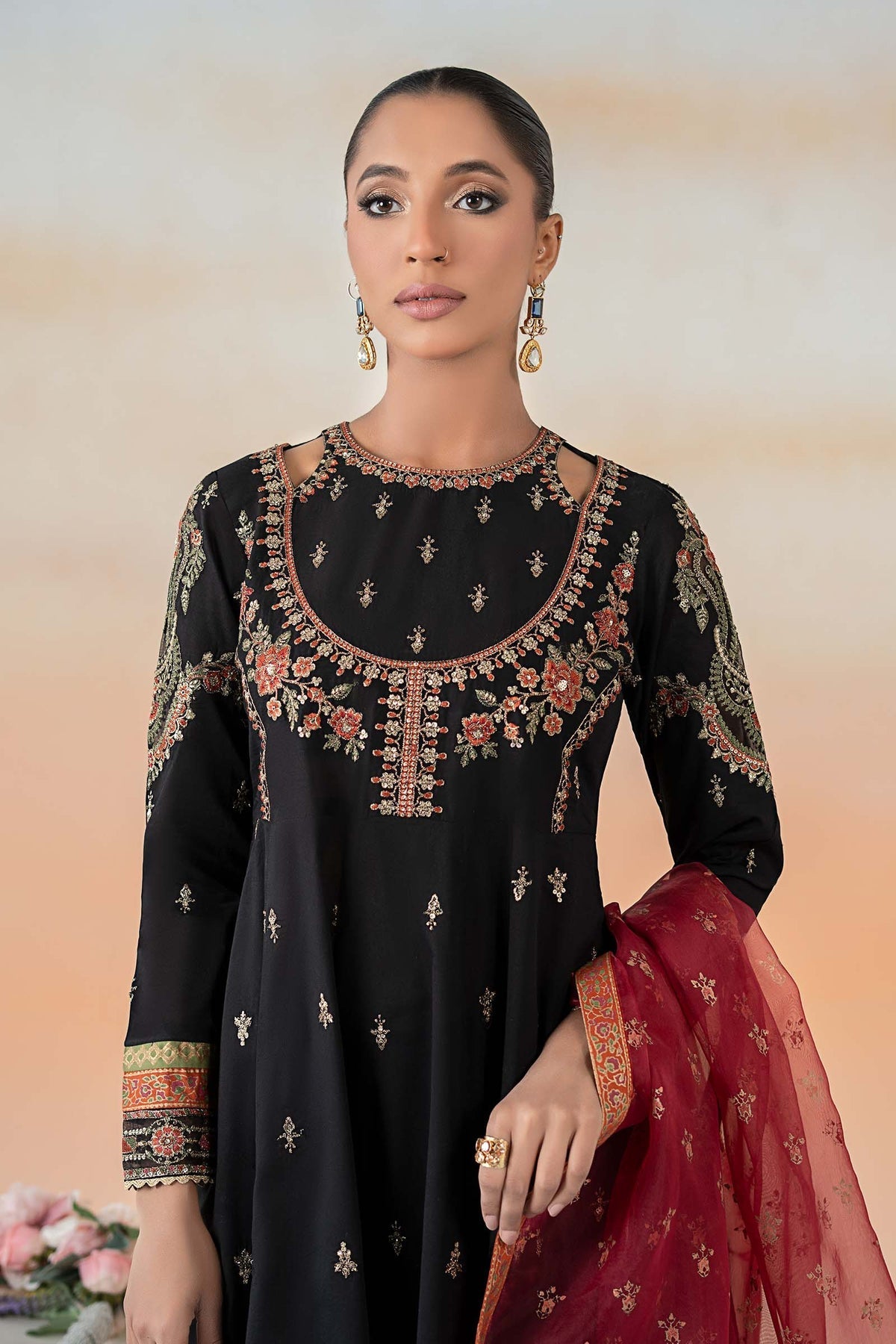 Maria B | Formal Wears | DW-EF25-60 by Maria B - Designer Dress - Type: Ladies Clothes - Available at Libayah - 100% Original