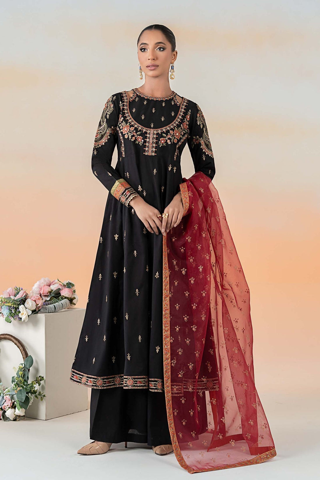 Maria B | Formal Wears | DW-EF25-60 by Maria B - Designer Dress - Type: Ladies Clothes - Available at Libayah - 100% Original