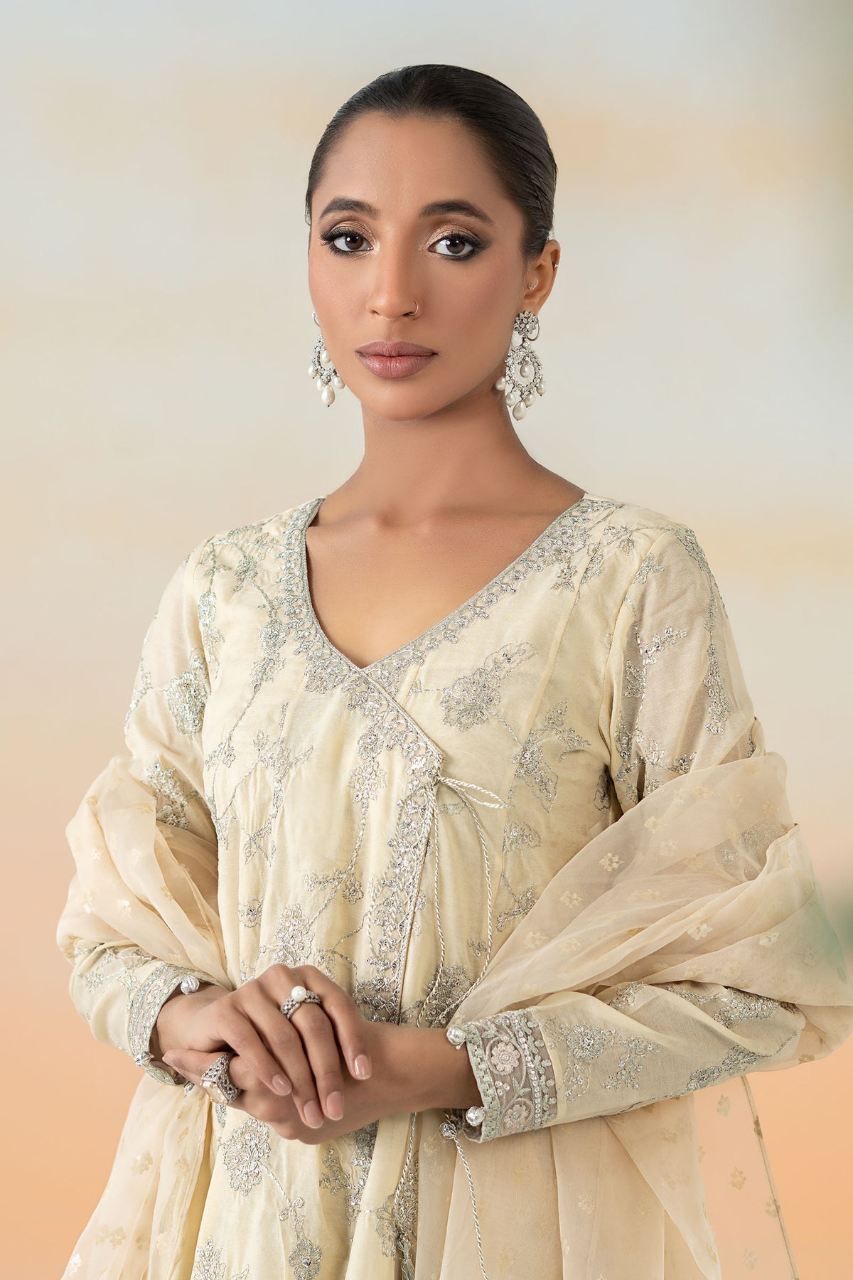 Maria B | Formal Wears | DW-EF25-78 by Maria B - Designer Dress - Type: Ladies Clothes - Available at Libayah - 100% Original
