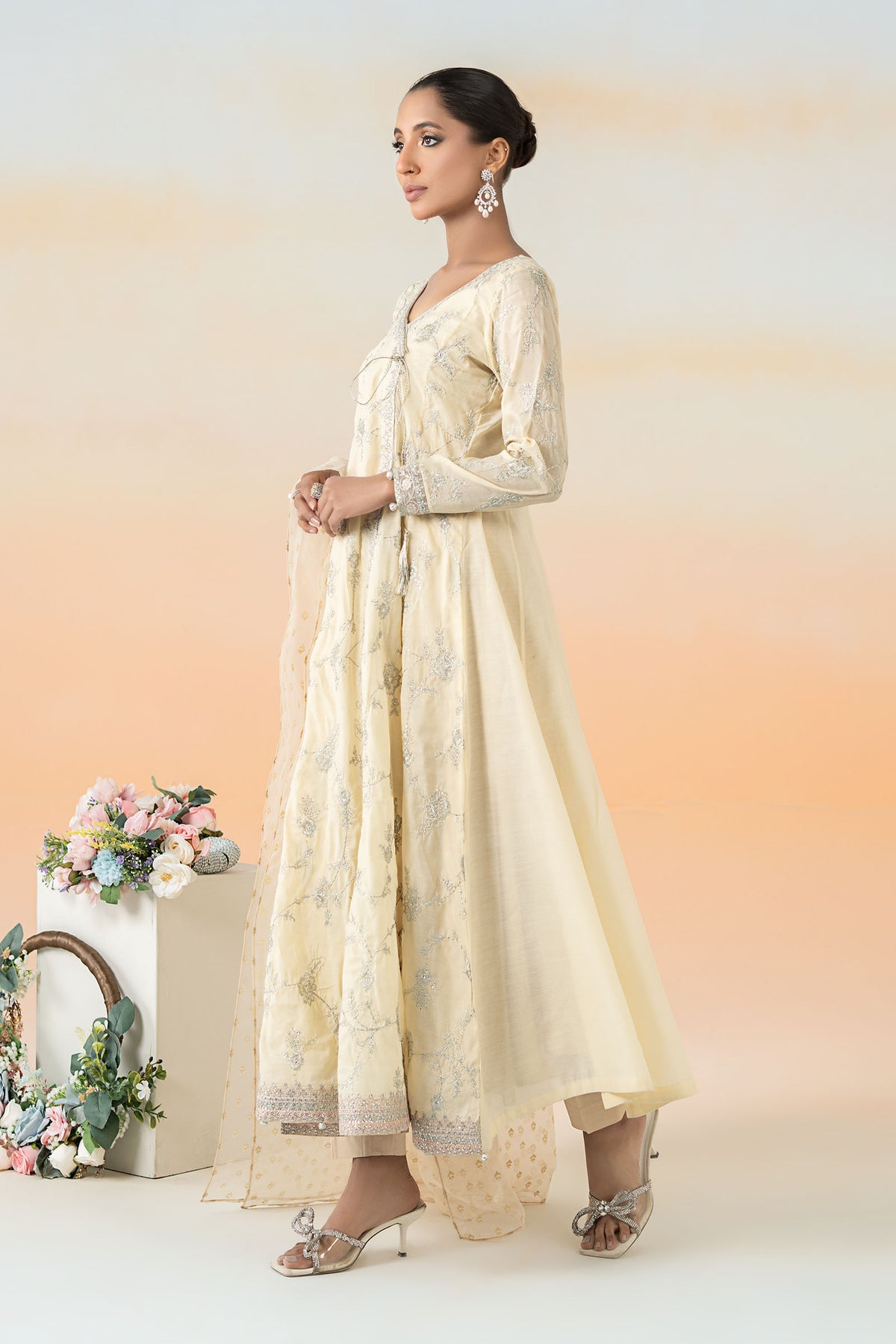 Maria B | Formal Wears | DW-EF25-78 by Maria B - Designer Dress - Type: Ladies Clothes - Available at Libayah - 100% Original