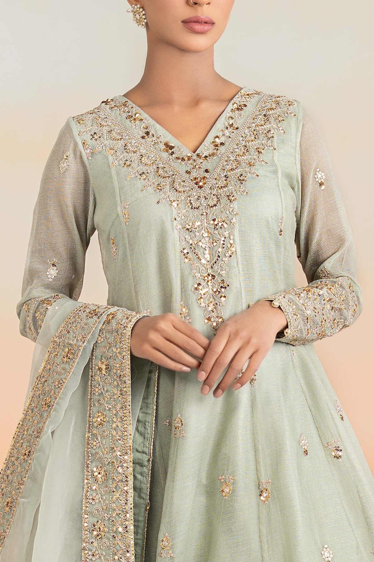 Maria B | Formal Wears | DW-EF25-88 by Maria B - Designer Dress - Type: Ladies Clothes - Available at Libayah - 100% Original