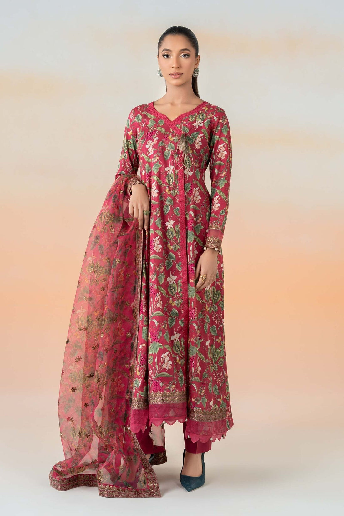 Maria B | Formal Wears | DW-EF25-90 by Maria B - Designer Dress - Type: Ladies Clothes - Available at Libayah - 100% Original