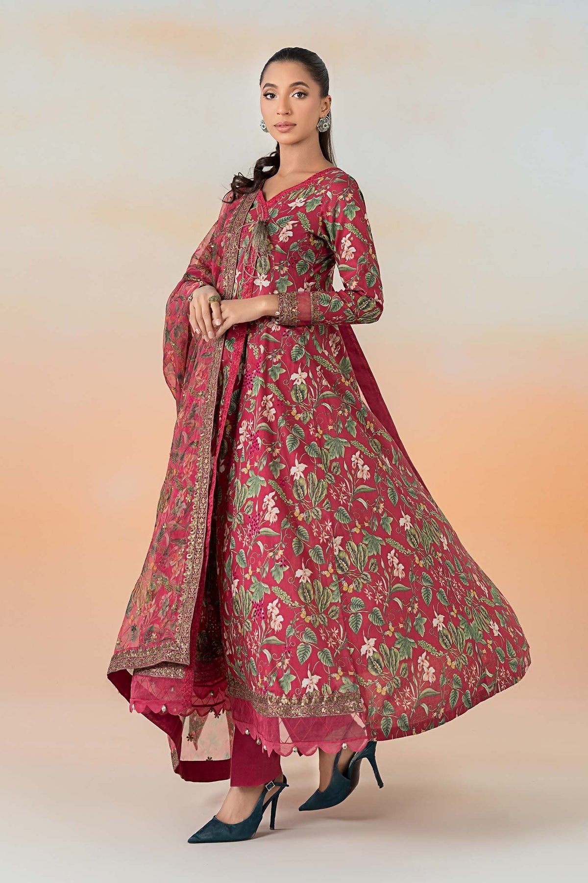 Maria B | Formal Wears | DW-EF25-90 by Maria B - Designer Dress - Type: Ladies Clothes - Available at Libayah - 100% Original
