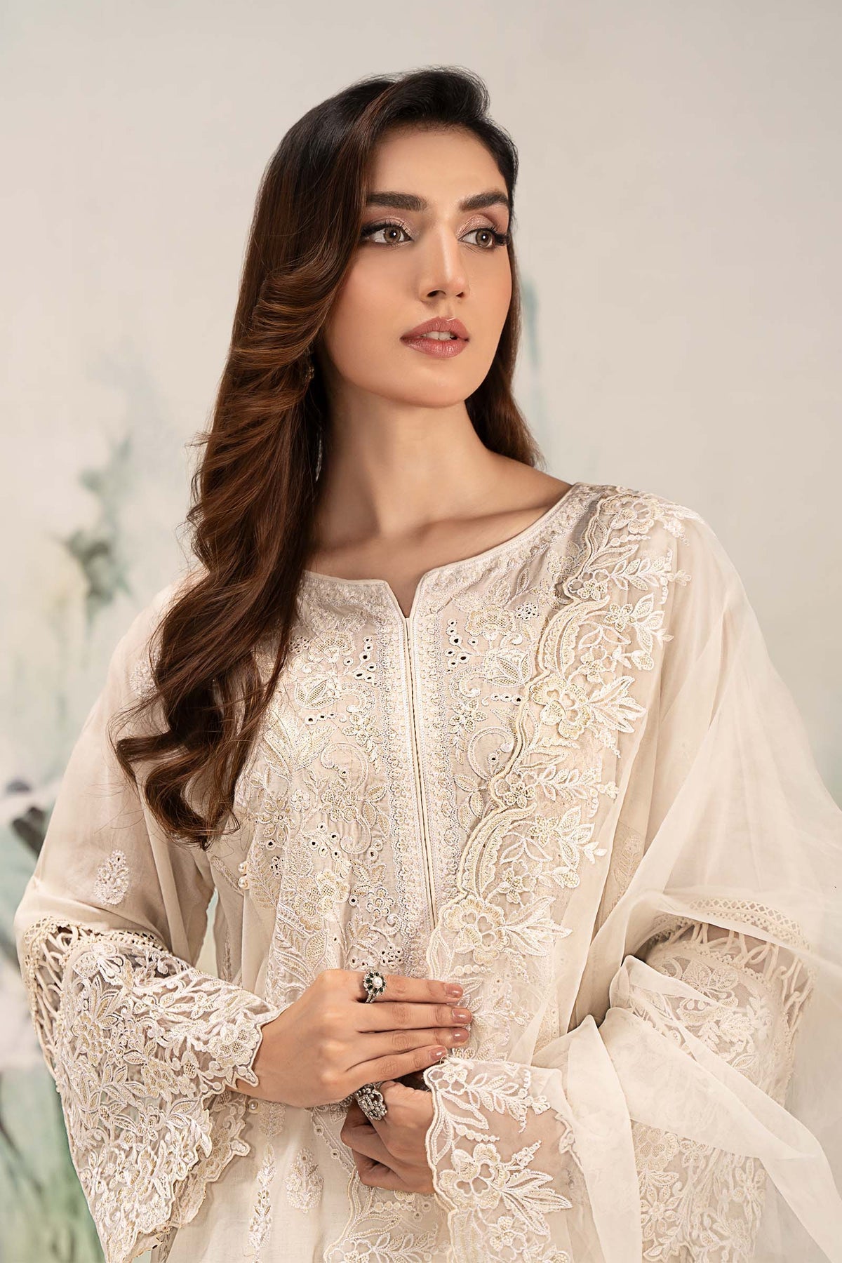 Maria B | Casual Pret 25 | DW-EF25-95 by Maria B - Designer Dress - Type: Ladies Clothes - Available at Libayah - 100% Original